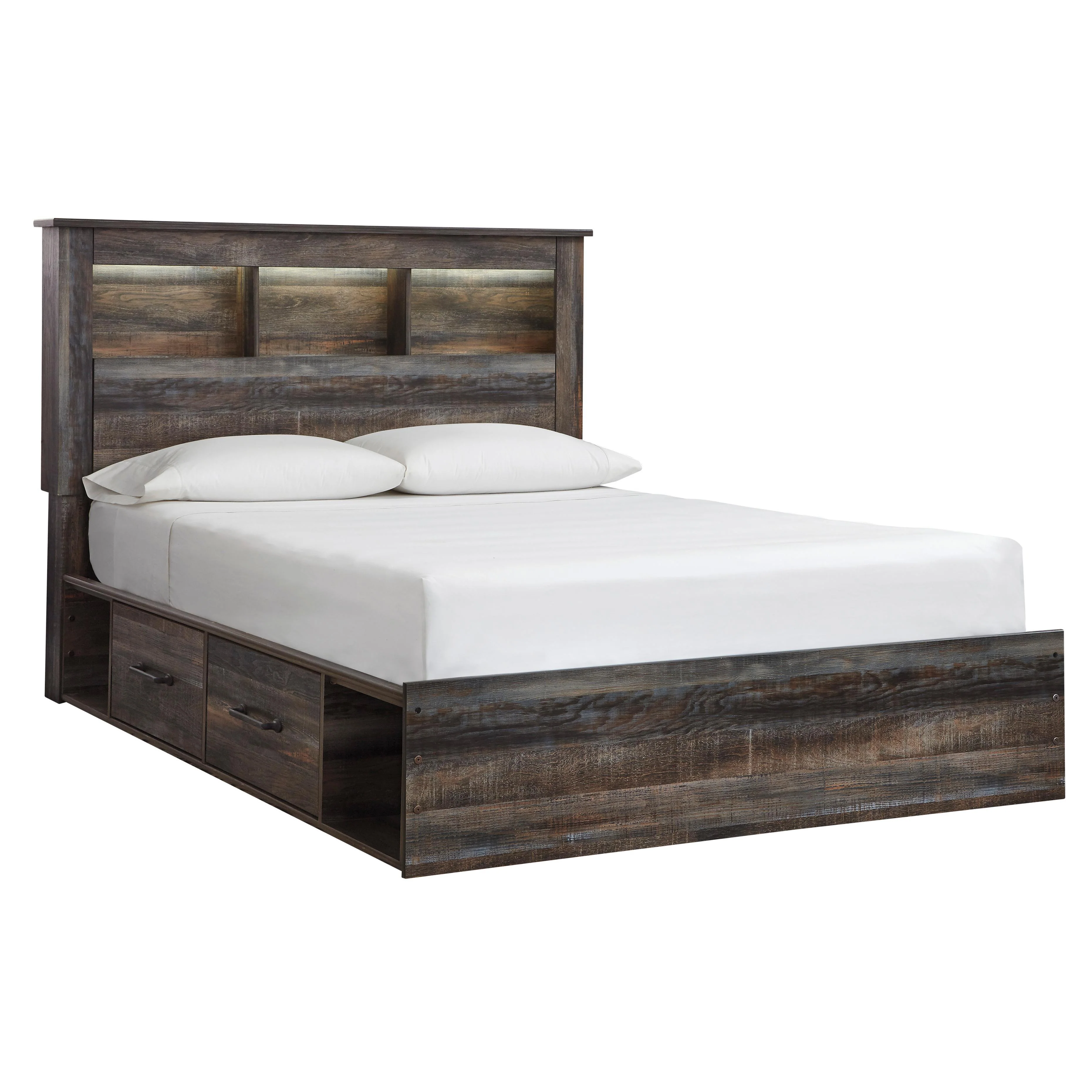 Signature Design by Ashley Drystan B211B80 8 pc King Bookcase Bedroom Set - Image 2