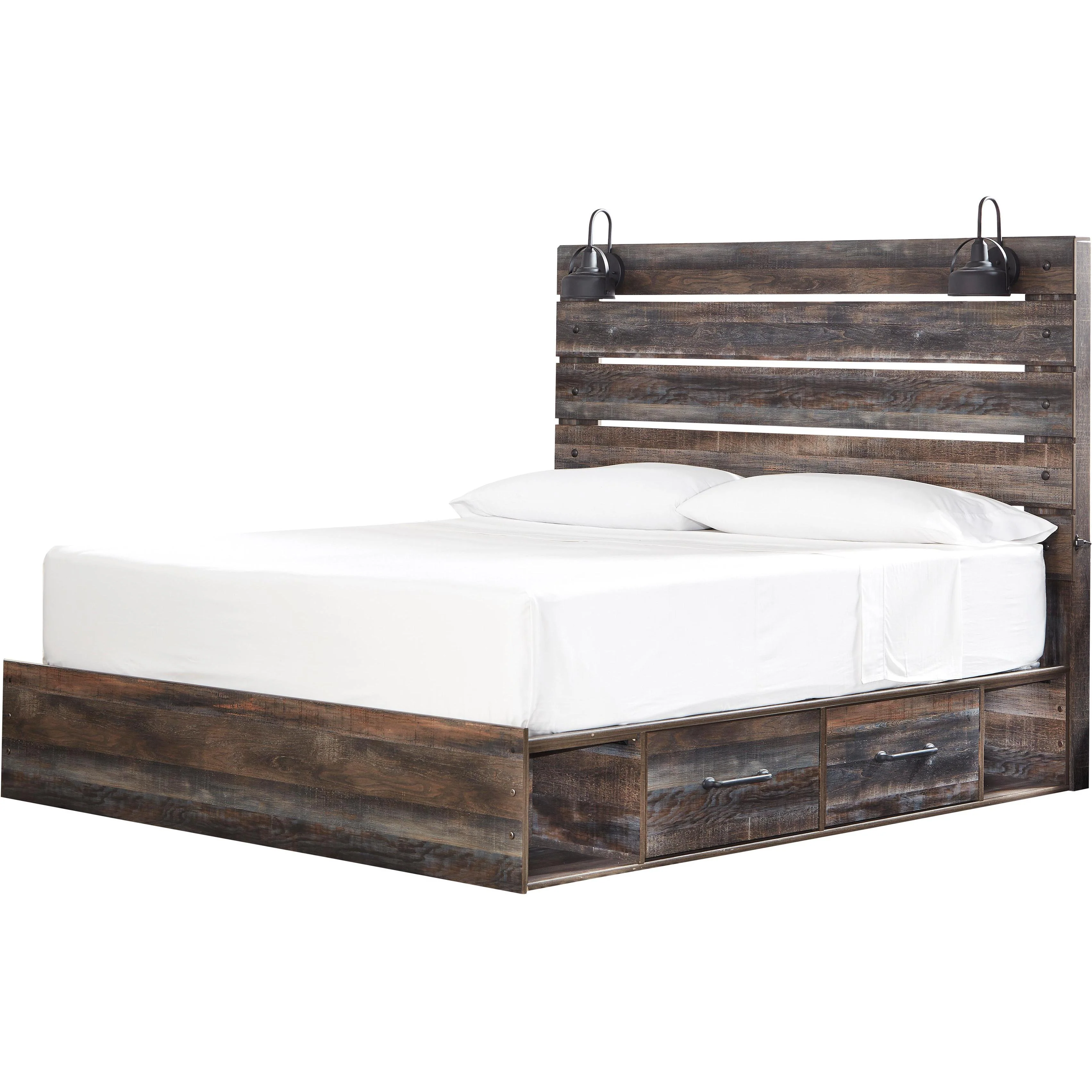 Signature Design by Ashley Drystan B211B62 6 pc King Panel Bedroom Set - Image 2