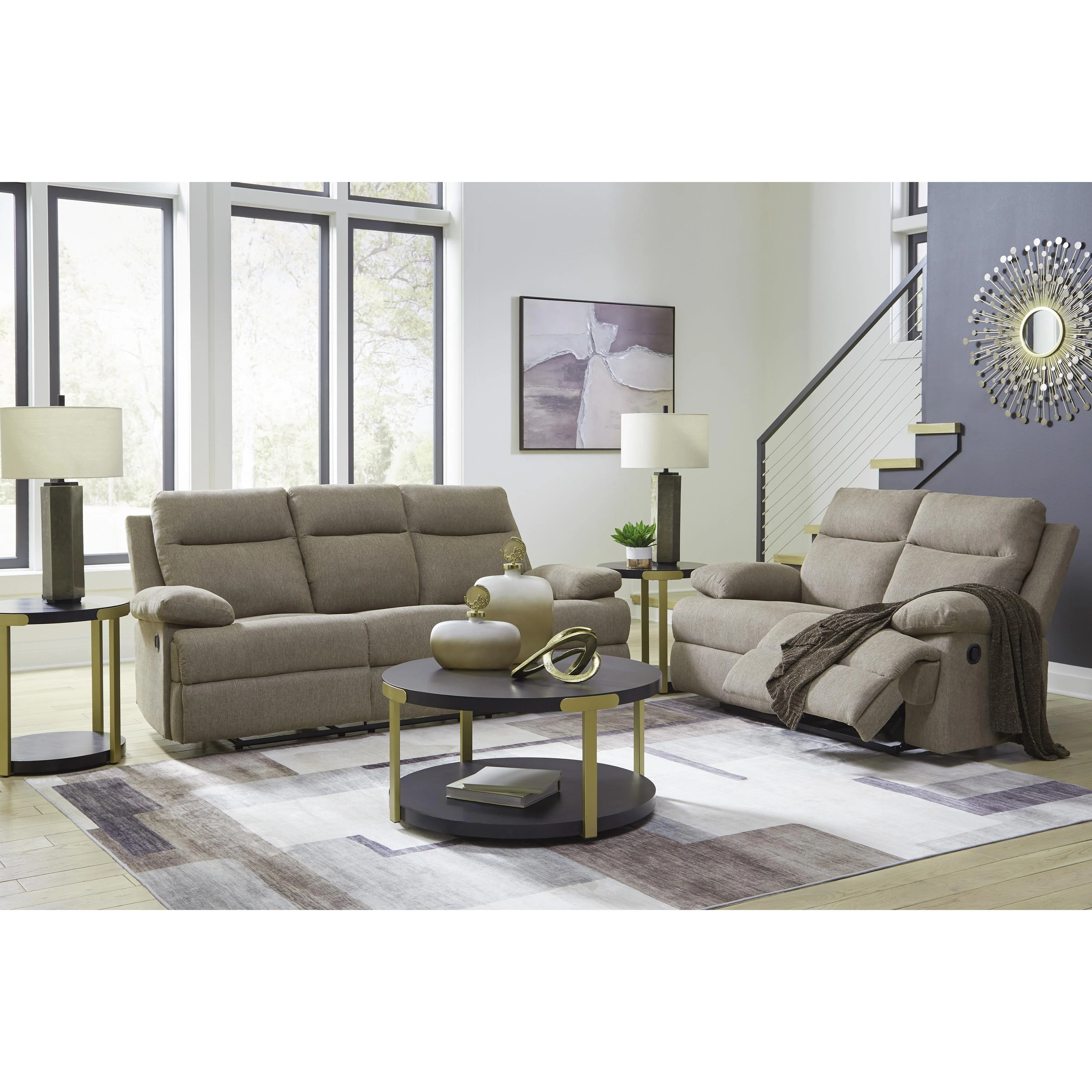 Signature Design by Ashley Side-Swipe PC91405U1 2 pc Reclining Living Room Set - Image 1