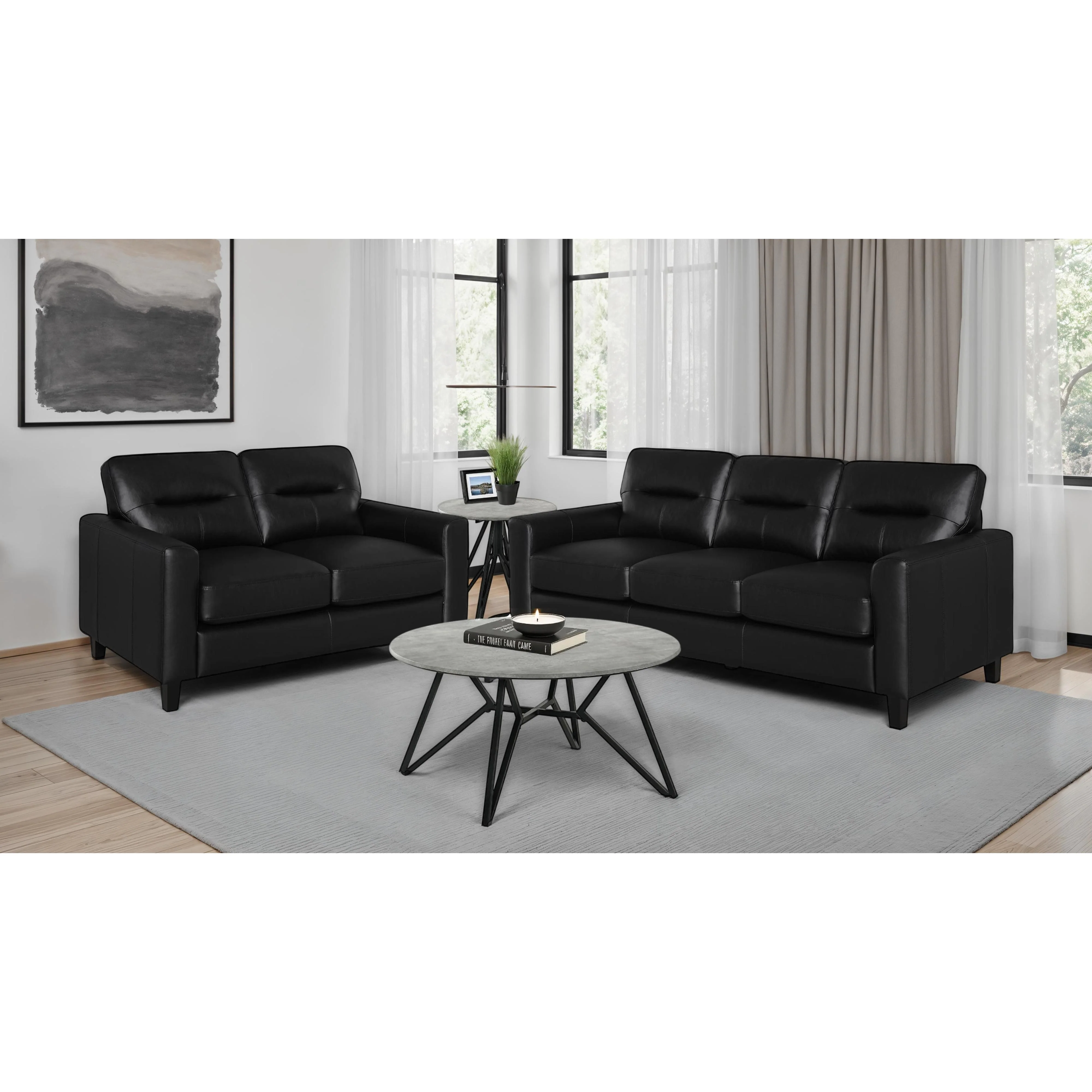 Coaster Furniture Scotland 504664-S2 2 pc Living Room Set - Image 1