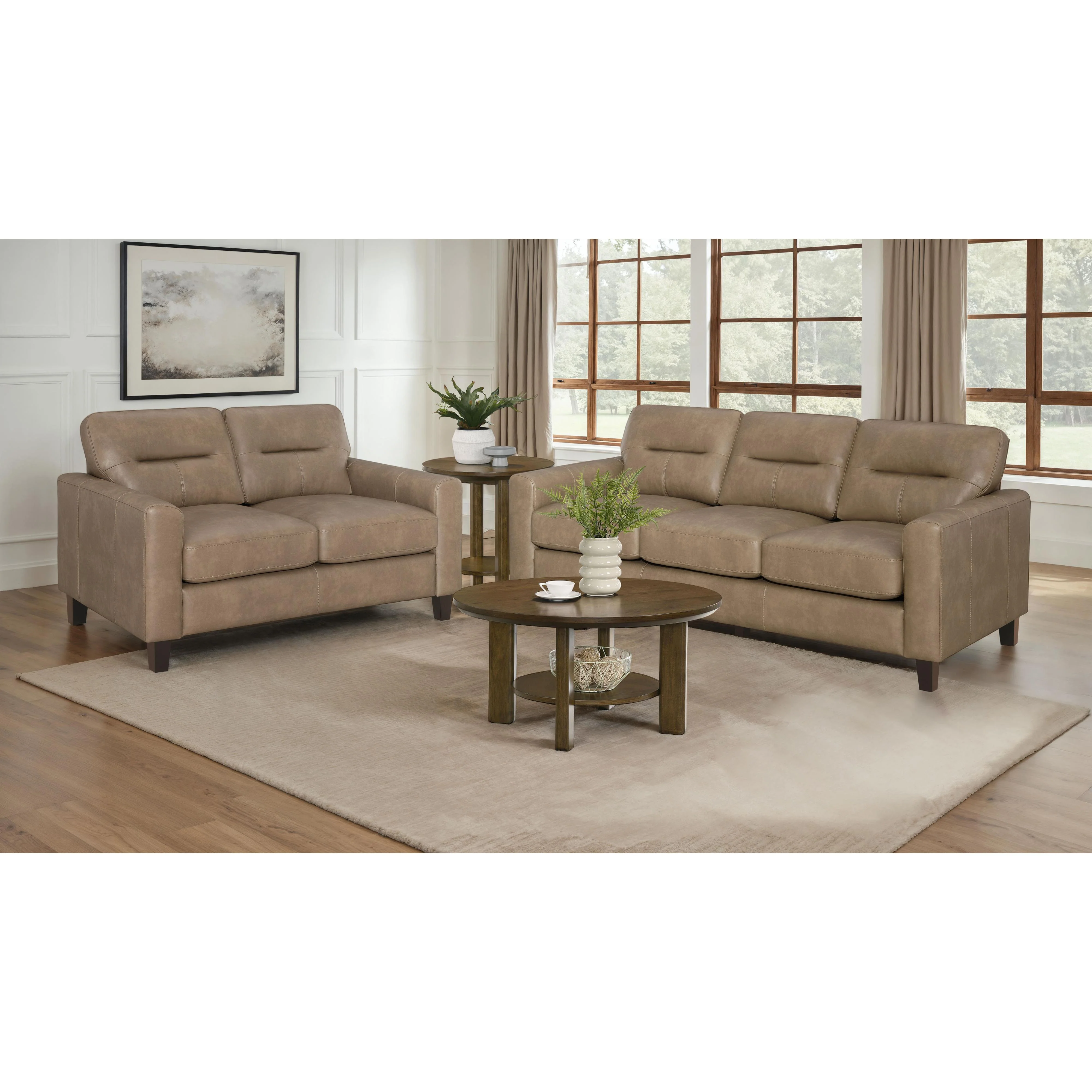 Coaster Furniture Scotland 504667-S2 2 pc Living Room Set - Image 1