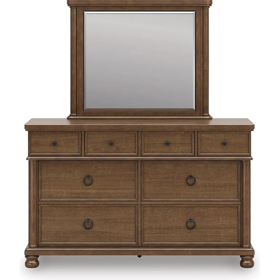 Signature Design by Ashley Rowlenstown PCB824 8 pc King Poster Bedroom Set - Image 3