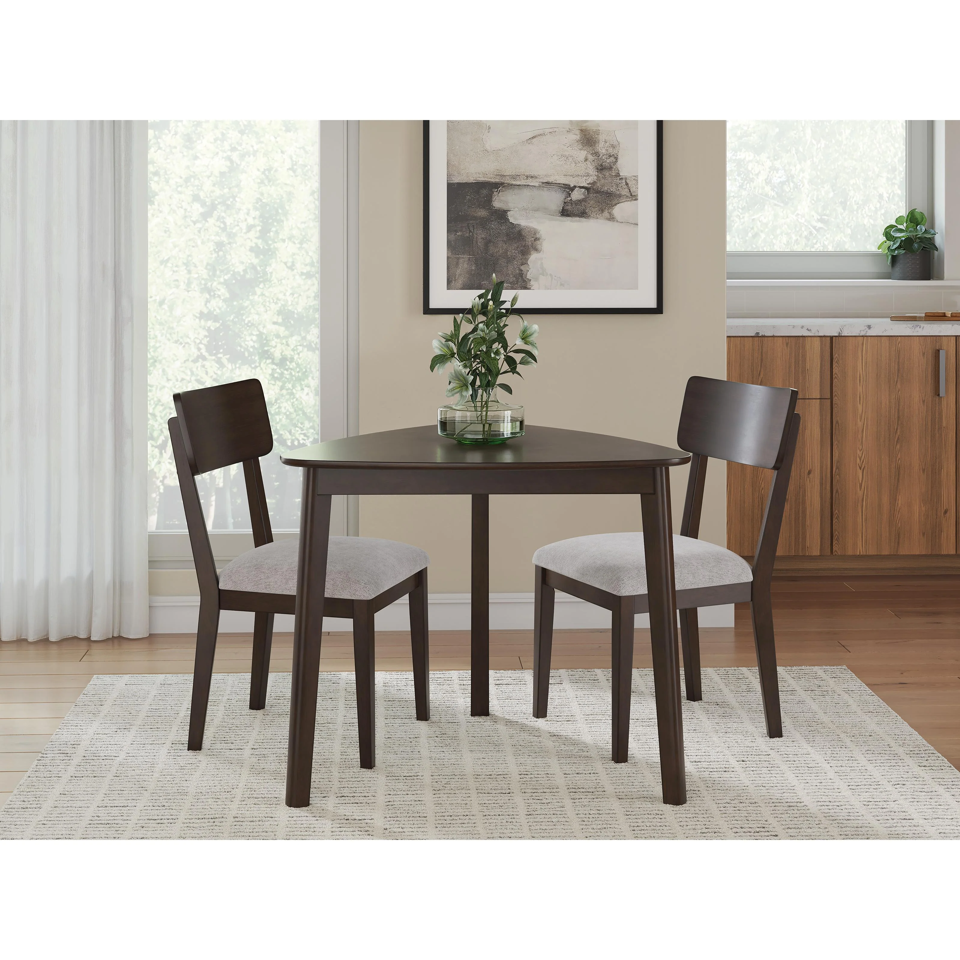 Signature Design by Ashley Mallenette PCD607D1 3 pc Dining Set