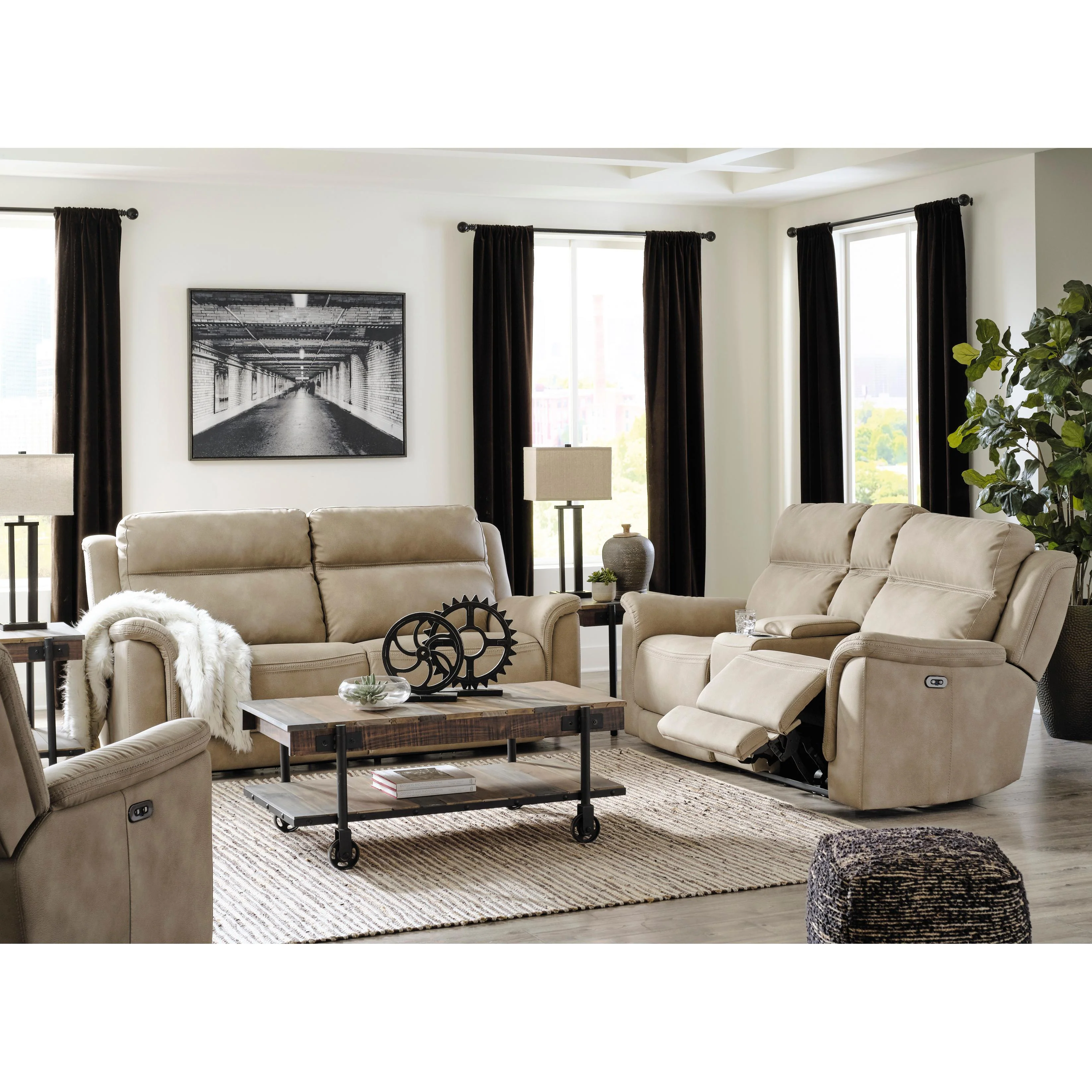 Signature Design by Ashley Next-Gen Durapella 59302U2 3 pc Power Reclining Living Room Set - Image 1