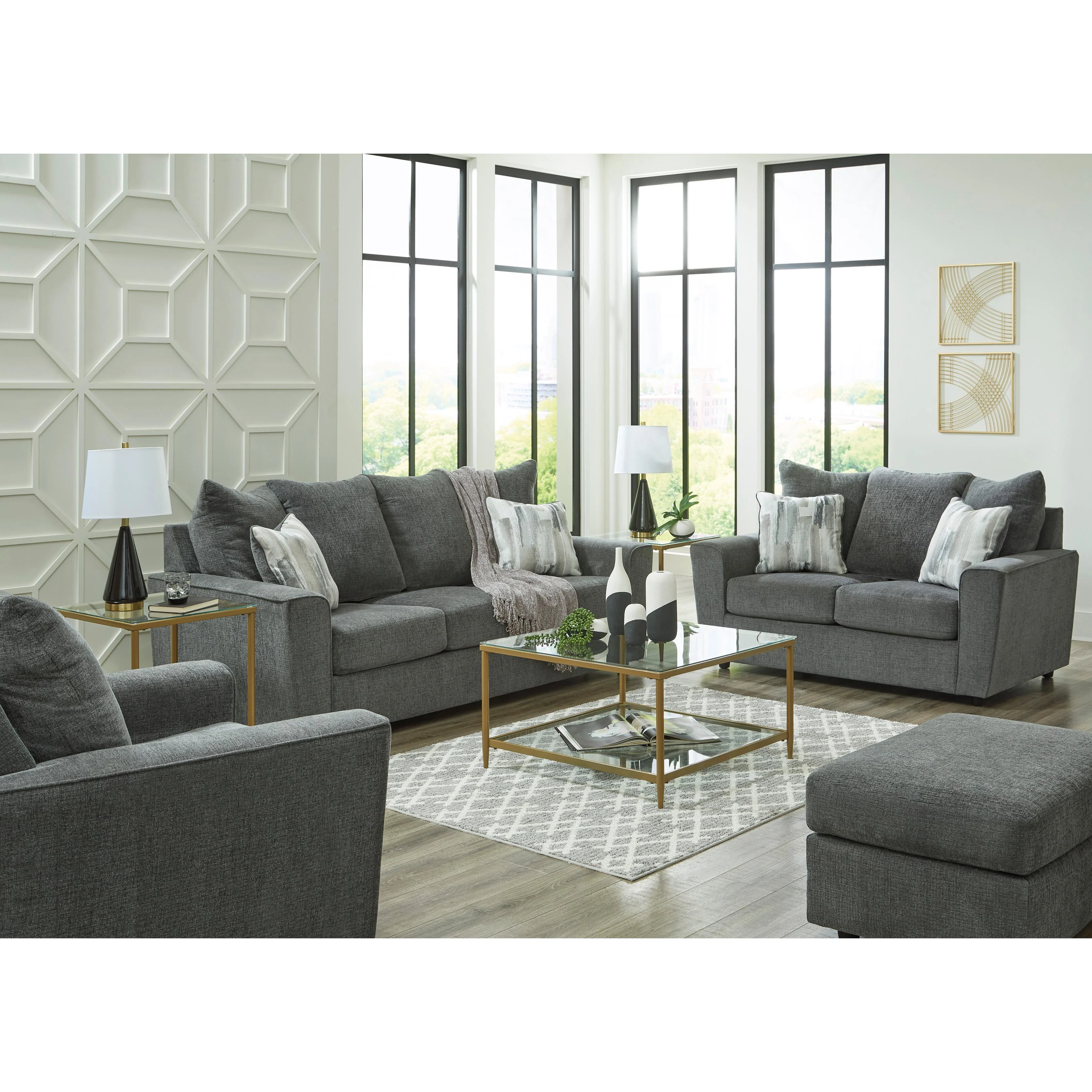 Signature Design by Ashley Stairatt 28502U4 4 pc Living Room Set - Image 1