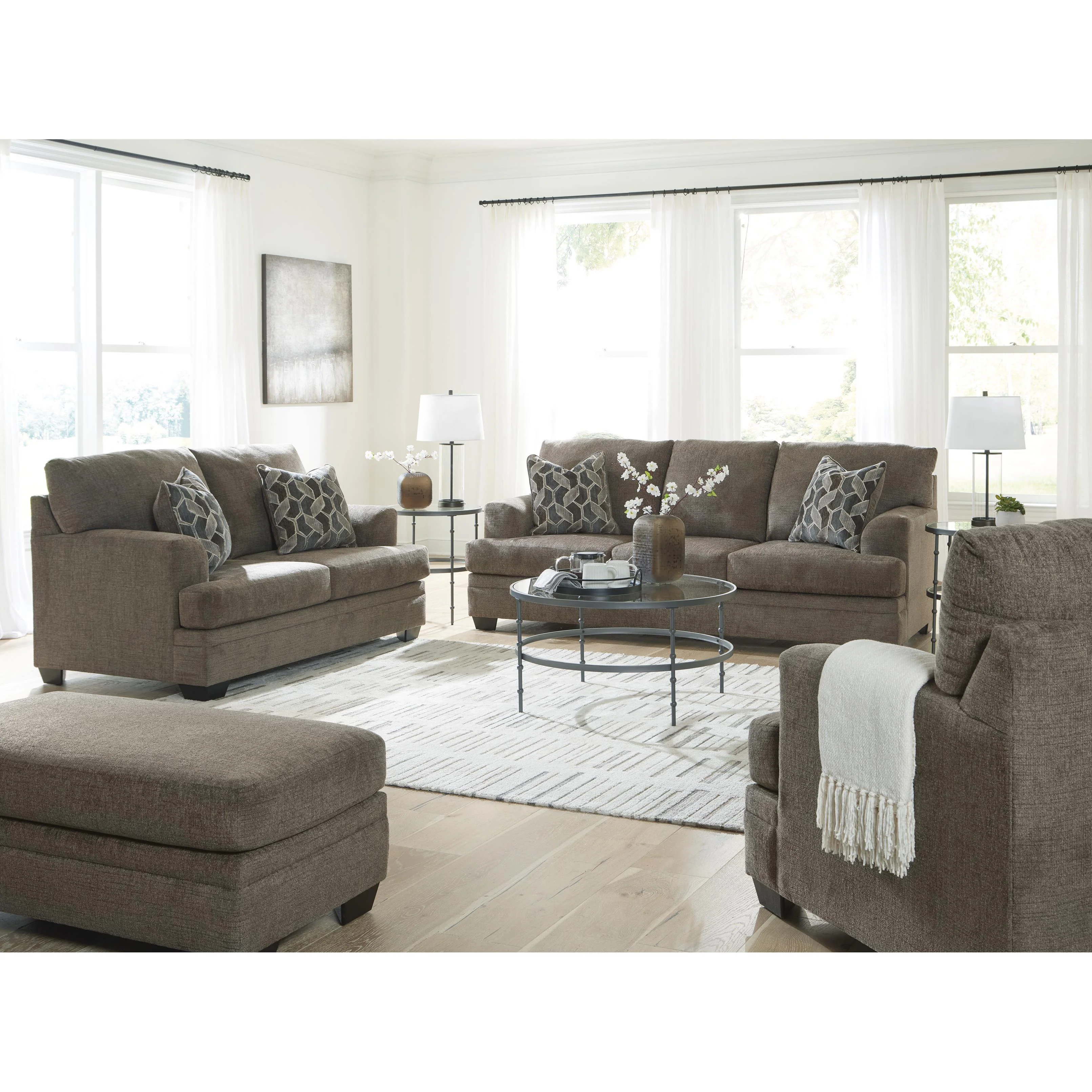 Signature Design by Ashley Stonemeade 59505U4 4 pc Stationary Living Room Set - Image 1