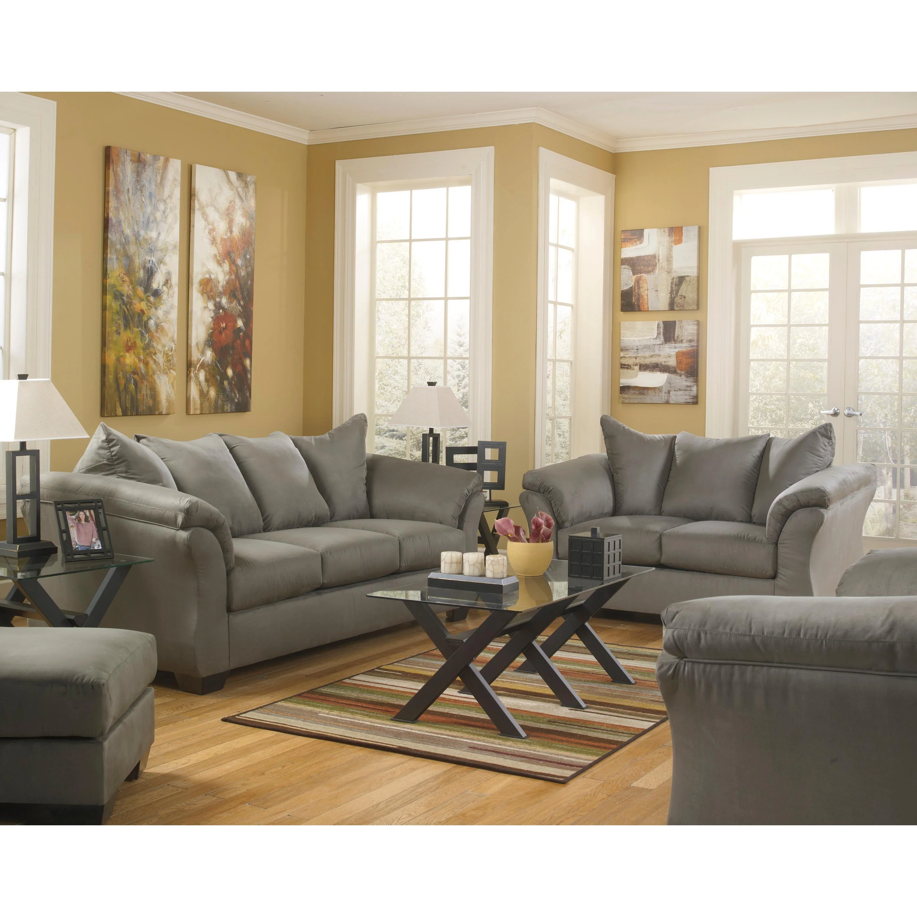 Signature Design by Ashley Darcy 75005U9 4 pc Living Room Set - Image 1