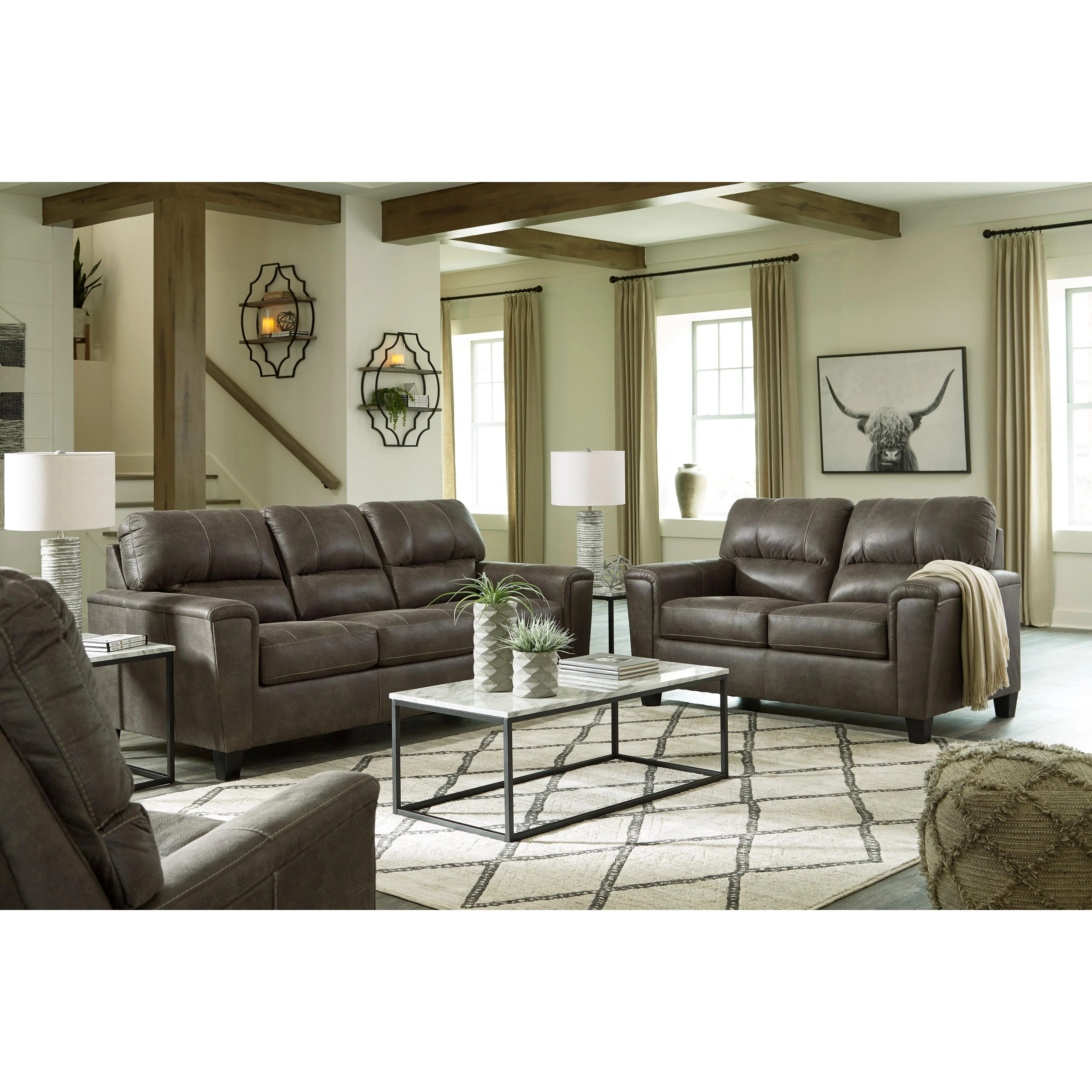 Signature Design by Ashley Navi 94002U4 3 pc Living Room Set - Image 1