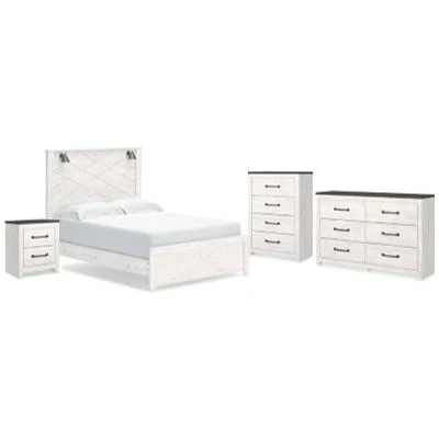 Signature Design by Ashley Gerridan B1190B26 6 pc Queen Panel Bedroom Set - Image 1