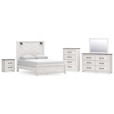 Signature Design by Ashley Gerridan B1190B37 7 pc Queen Panel Bedroom Set - Image 1