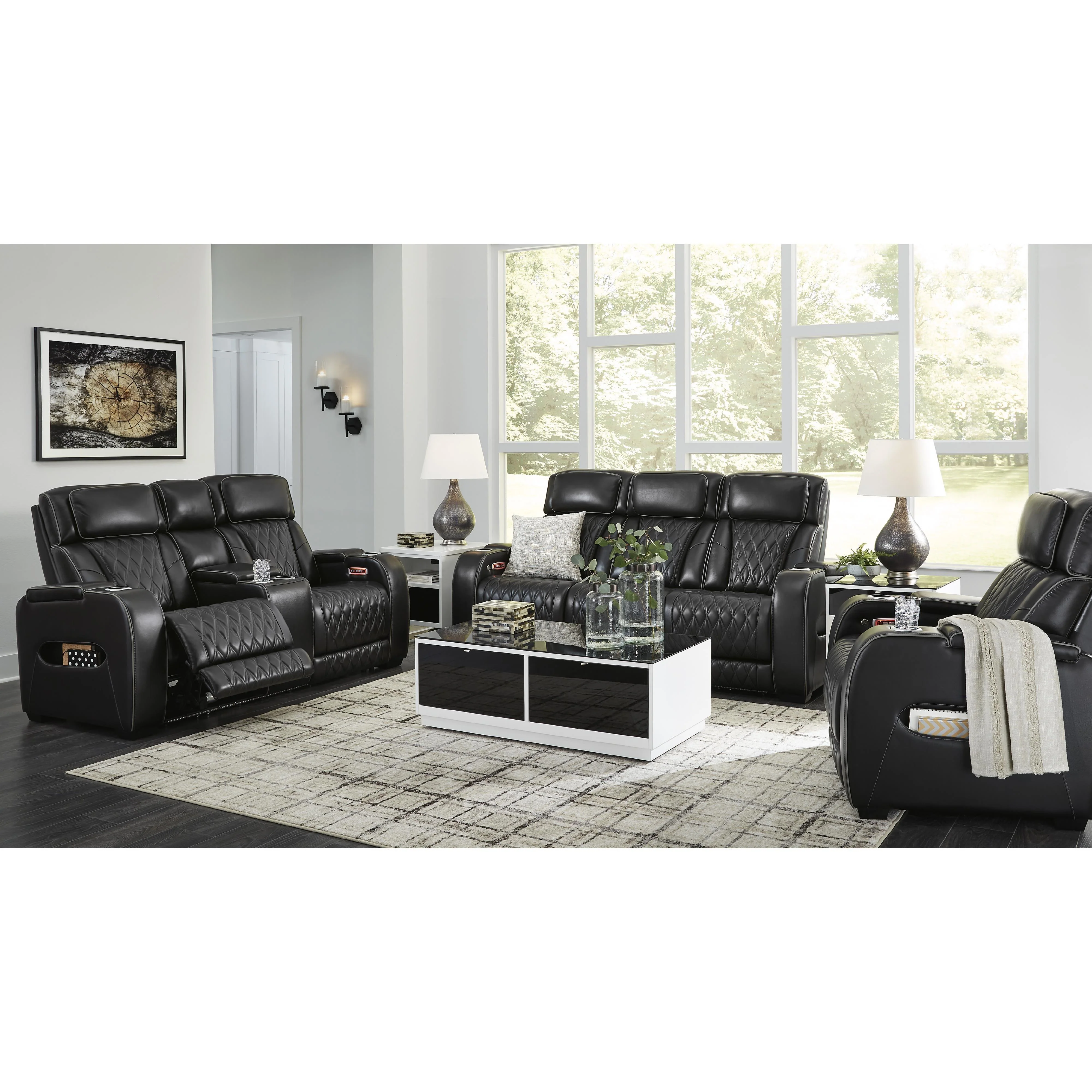 Signature Design by Ashley Boyington U27106U2 3 pc Power Reclining Living Room Set - Image 2