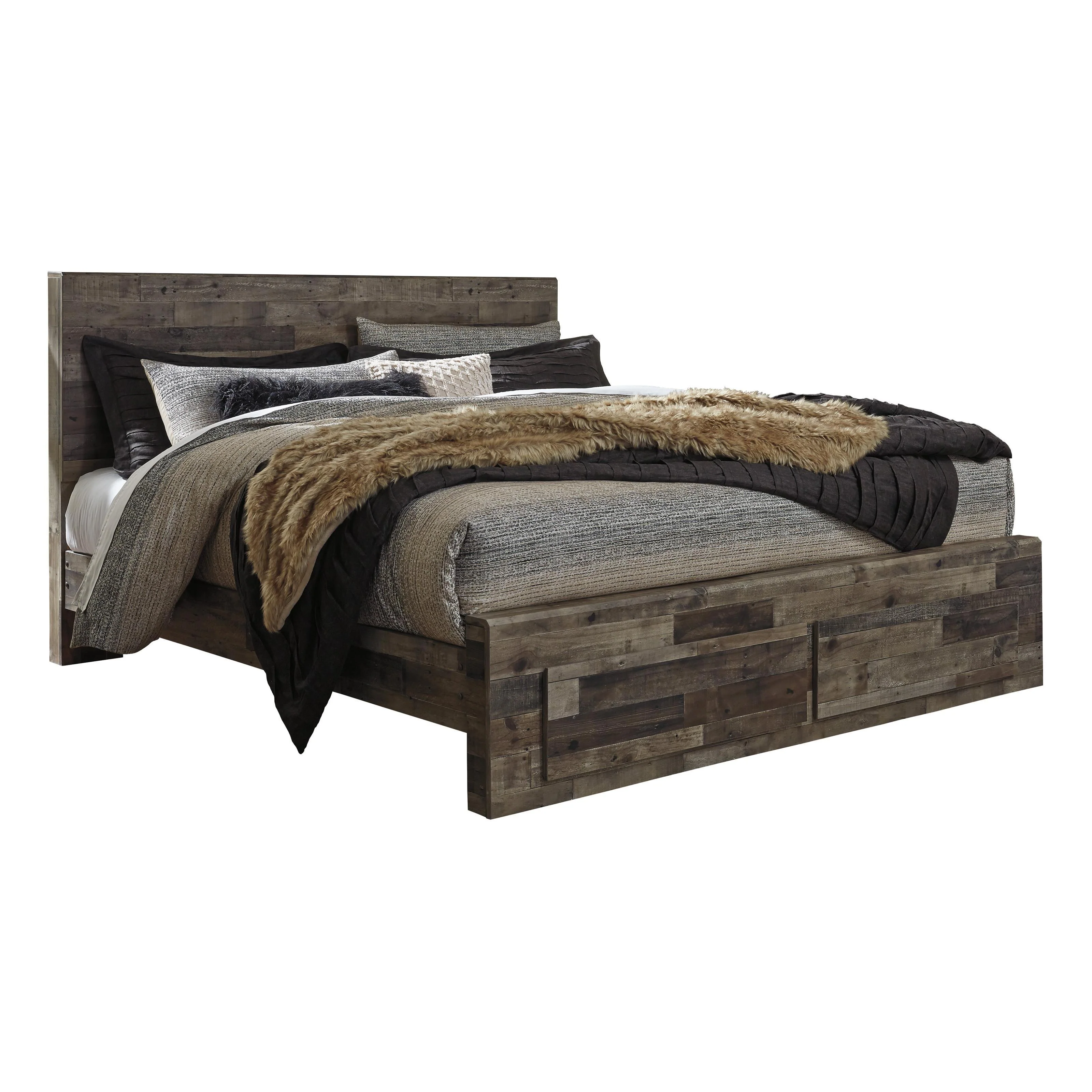Benchcraft Derekson B200B81 6 pc King Panel Bedroom Set - Image 2