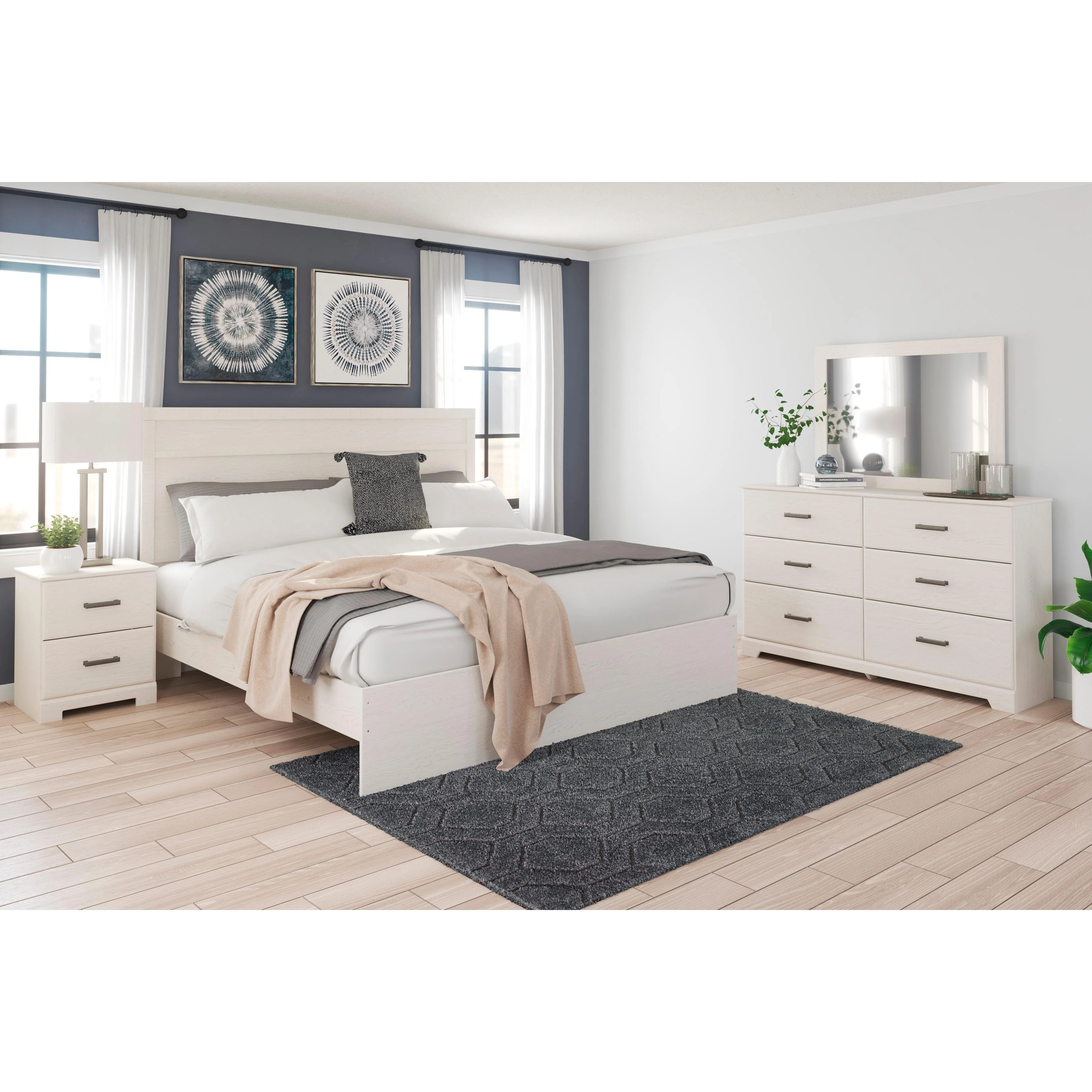 Signature Design by Ashley Stelsie B2588B17 7 pc King Panel Bedroom Set - Image 1