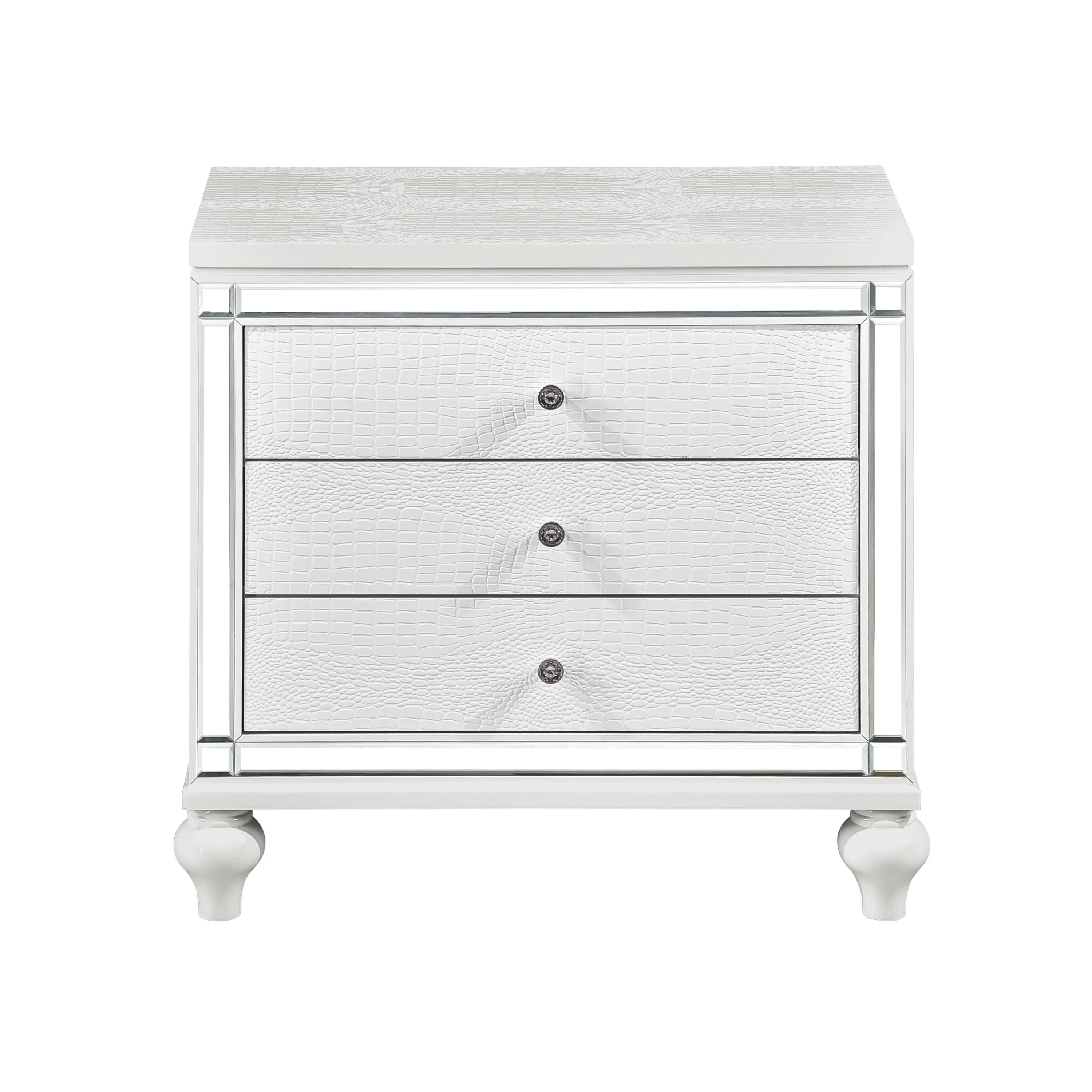 Homelegance Alonza 3-Drawer Nightstand 1845-4 - Image 1