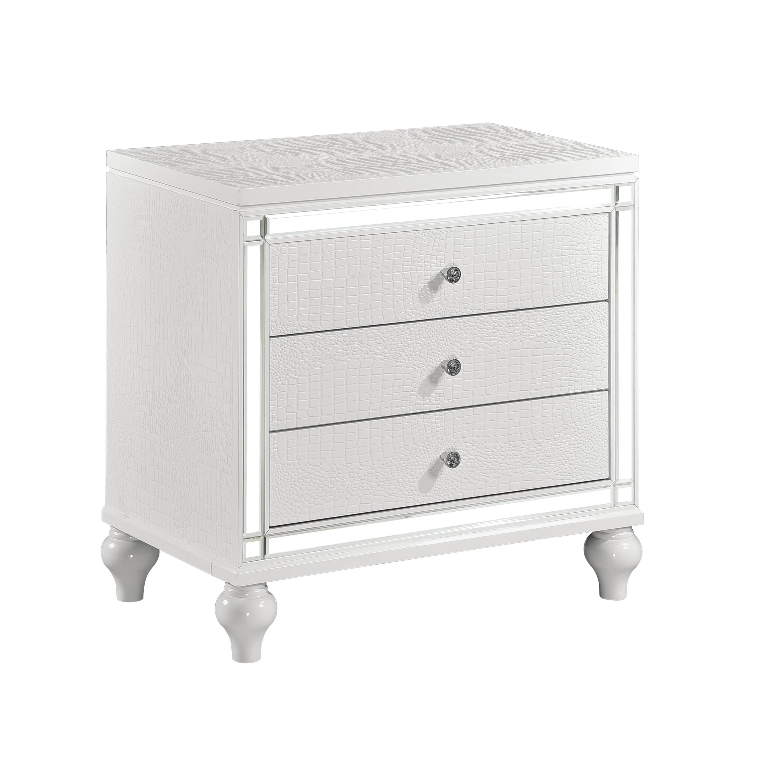 Homelegance Alonza 3-Drawer Nightstand 1845-4 - Image 2