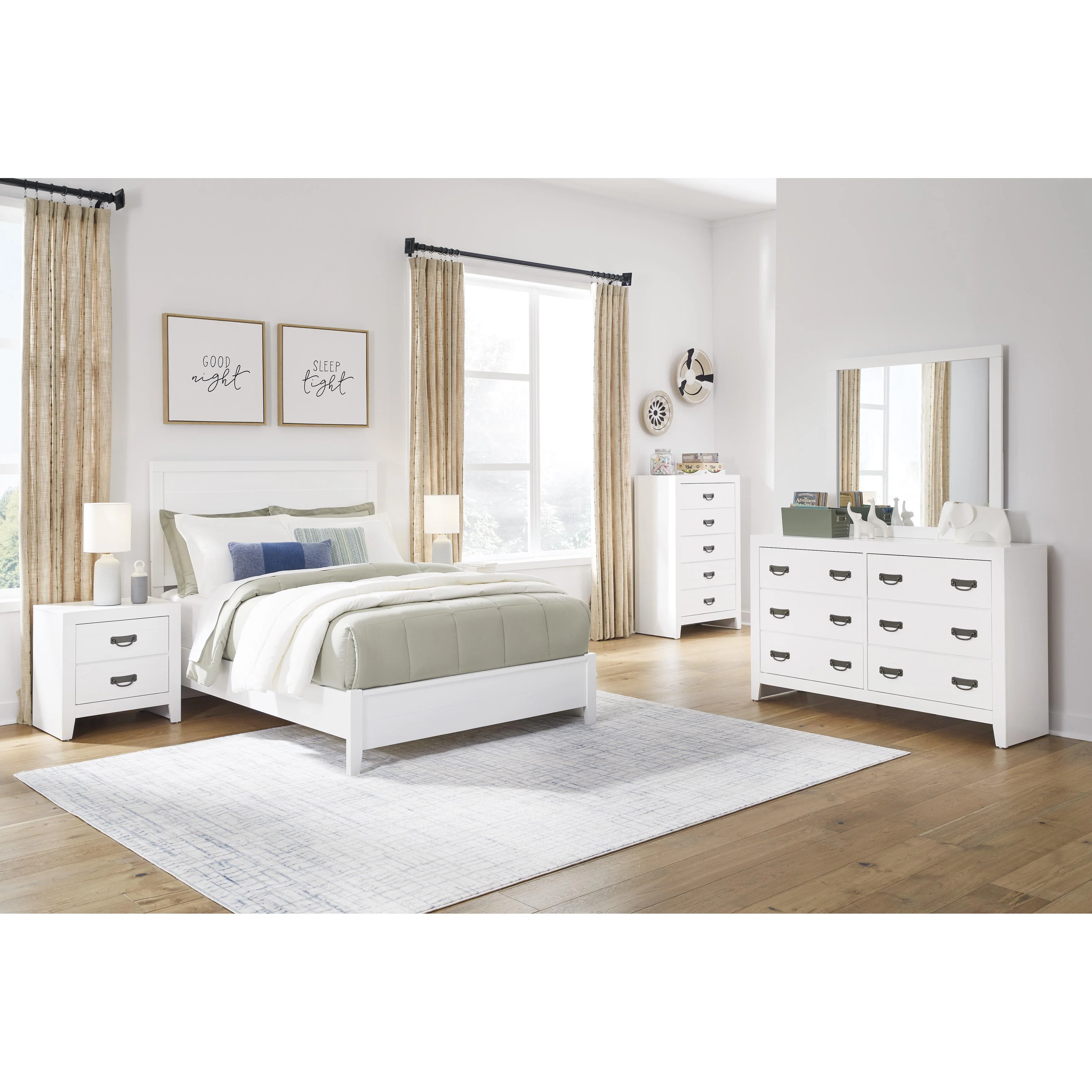 Signature Design by Ashley Binterglen B427B17 6 pc Full Panel Bedroom Set