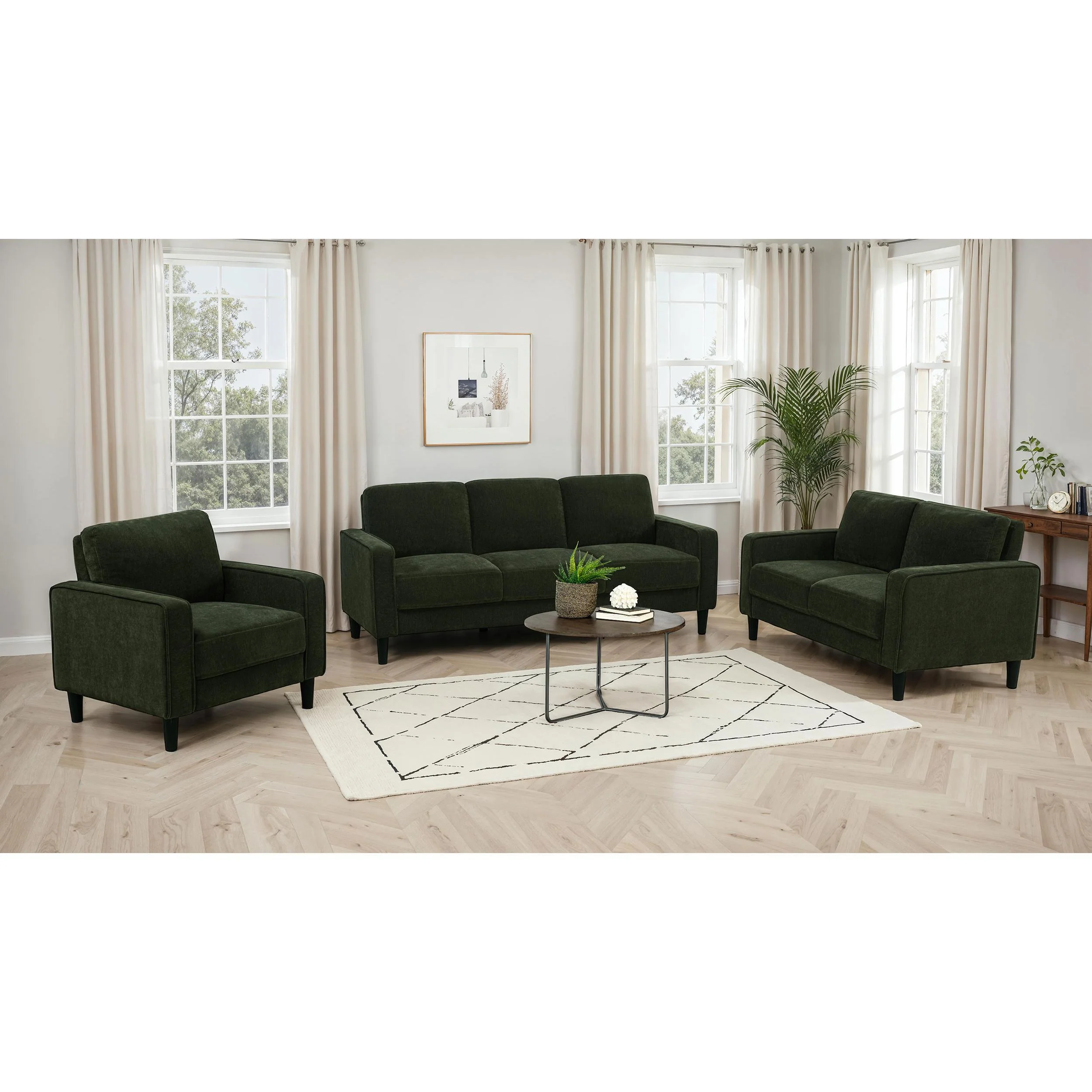Coaster Furniture Ruth 511214-S3 3 pc Living Room Set
