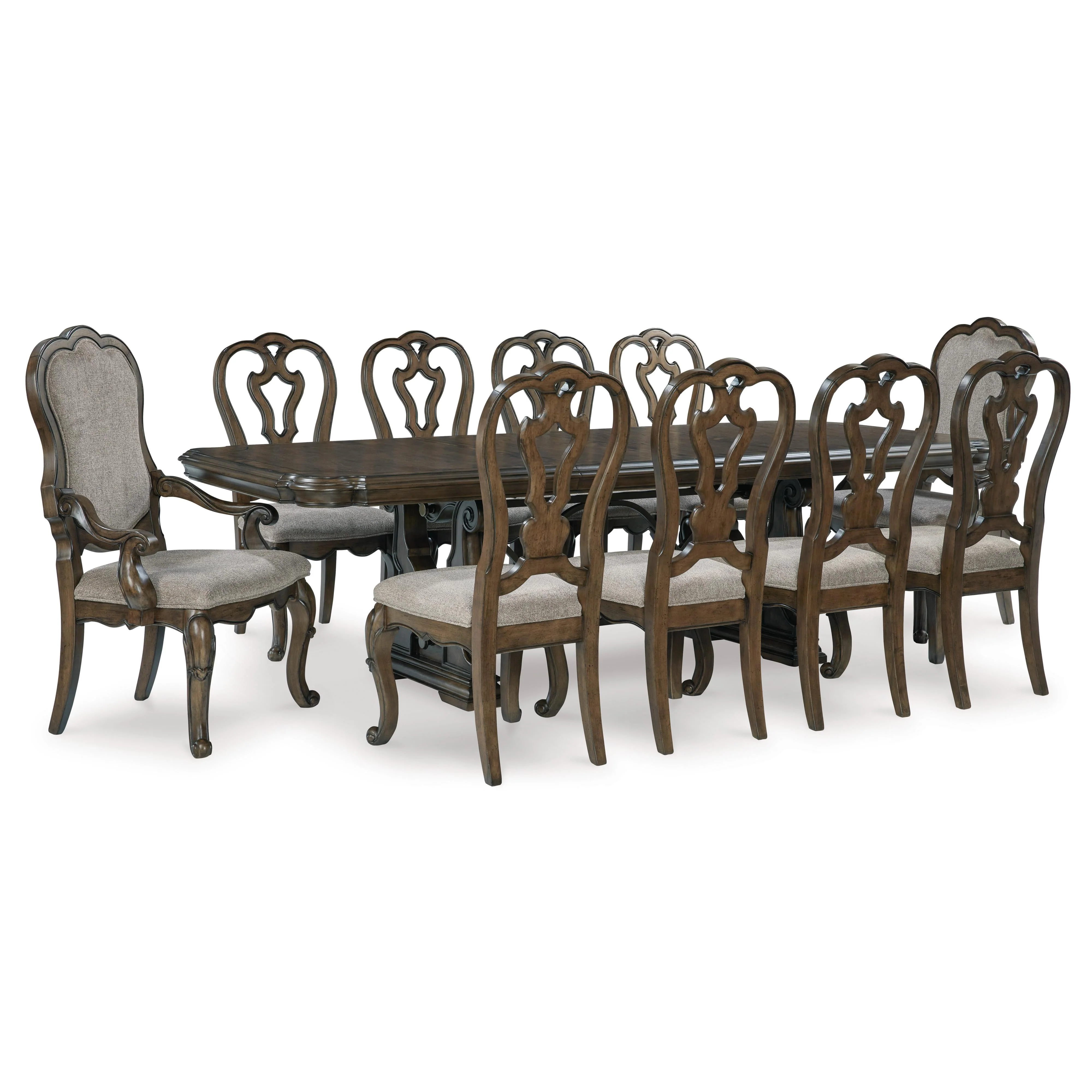 Signature Design by Ashley Maylee D947D14 11 pc Dining Set