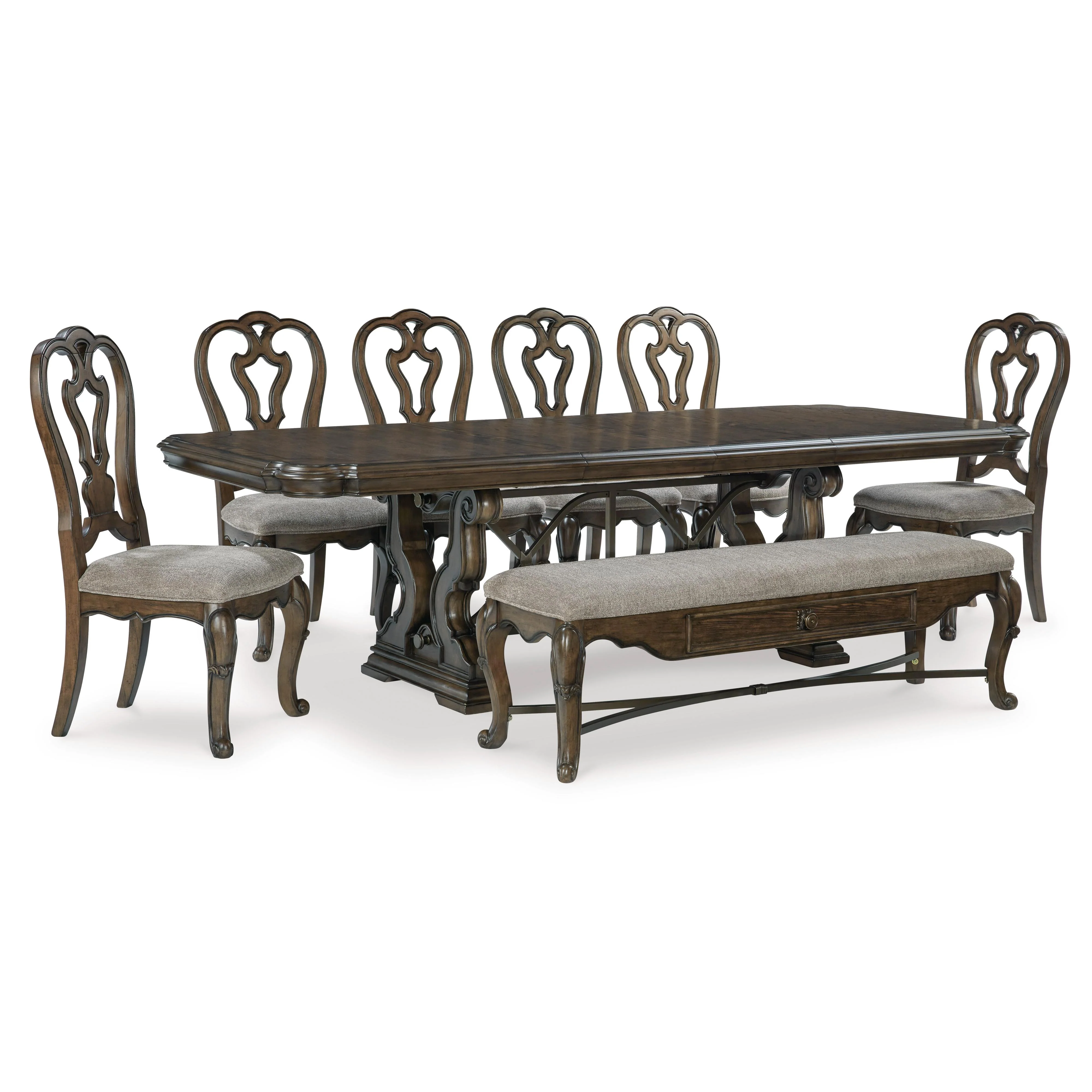 Signature Design by Ashley Maylee D947D15 8 pc Dining Set