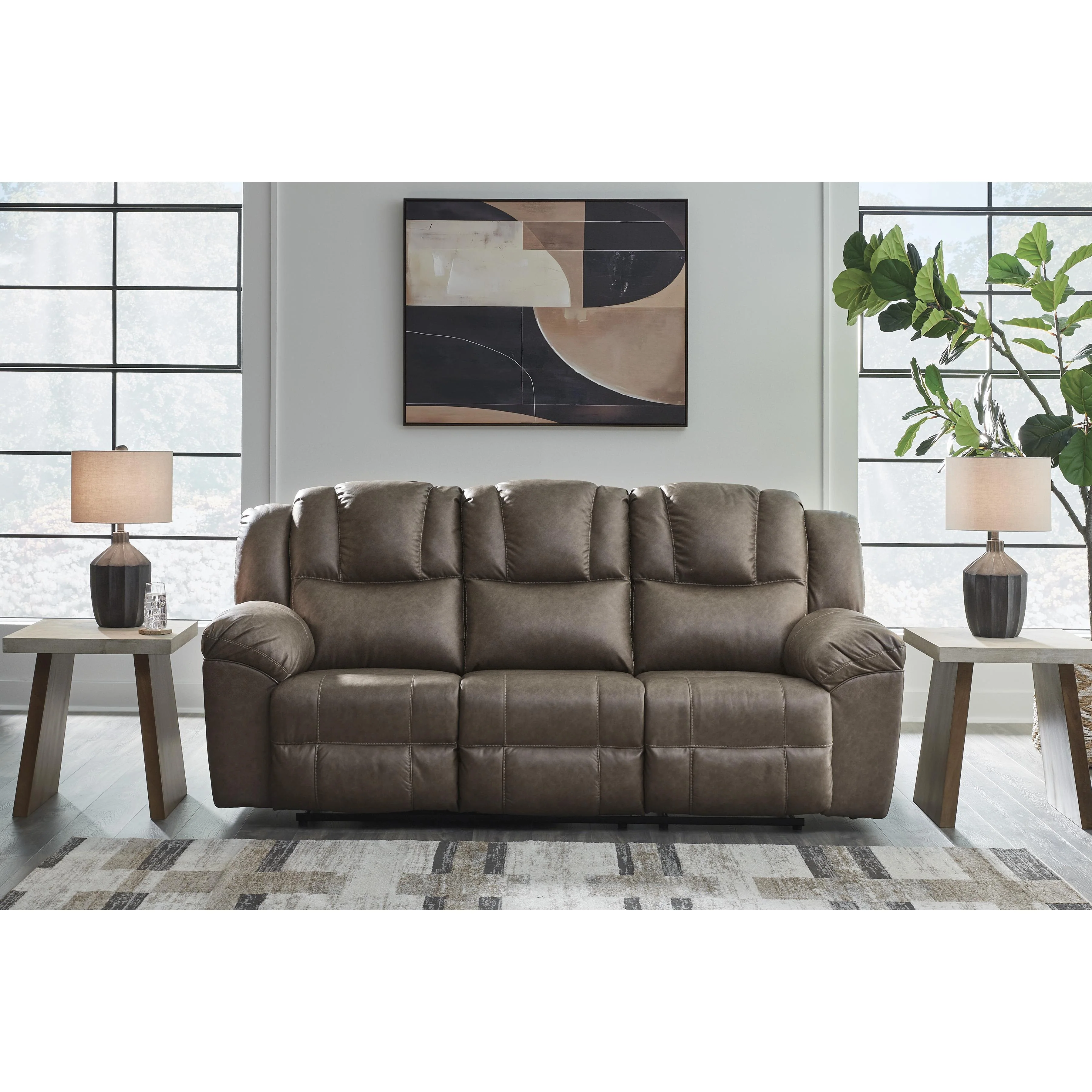 Signature Design by Ashley Lowilla PC64506 2 pc Reclining Living Room Set - Image 3