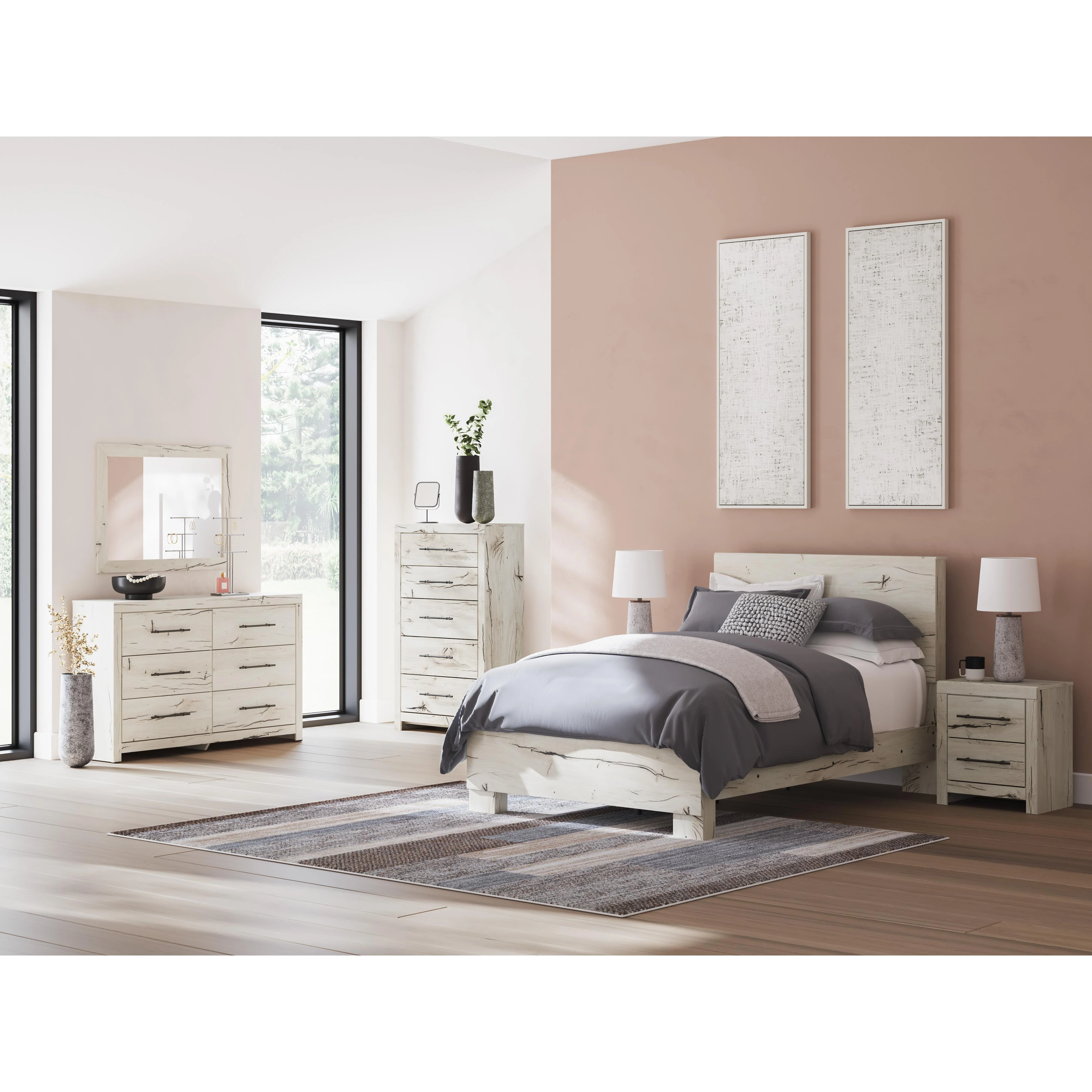 Benchcraft Lawroy B2310B 5 pc Full Panel Bedroom Set - Image 1