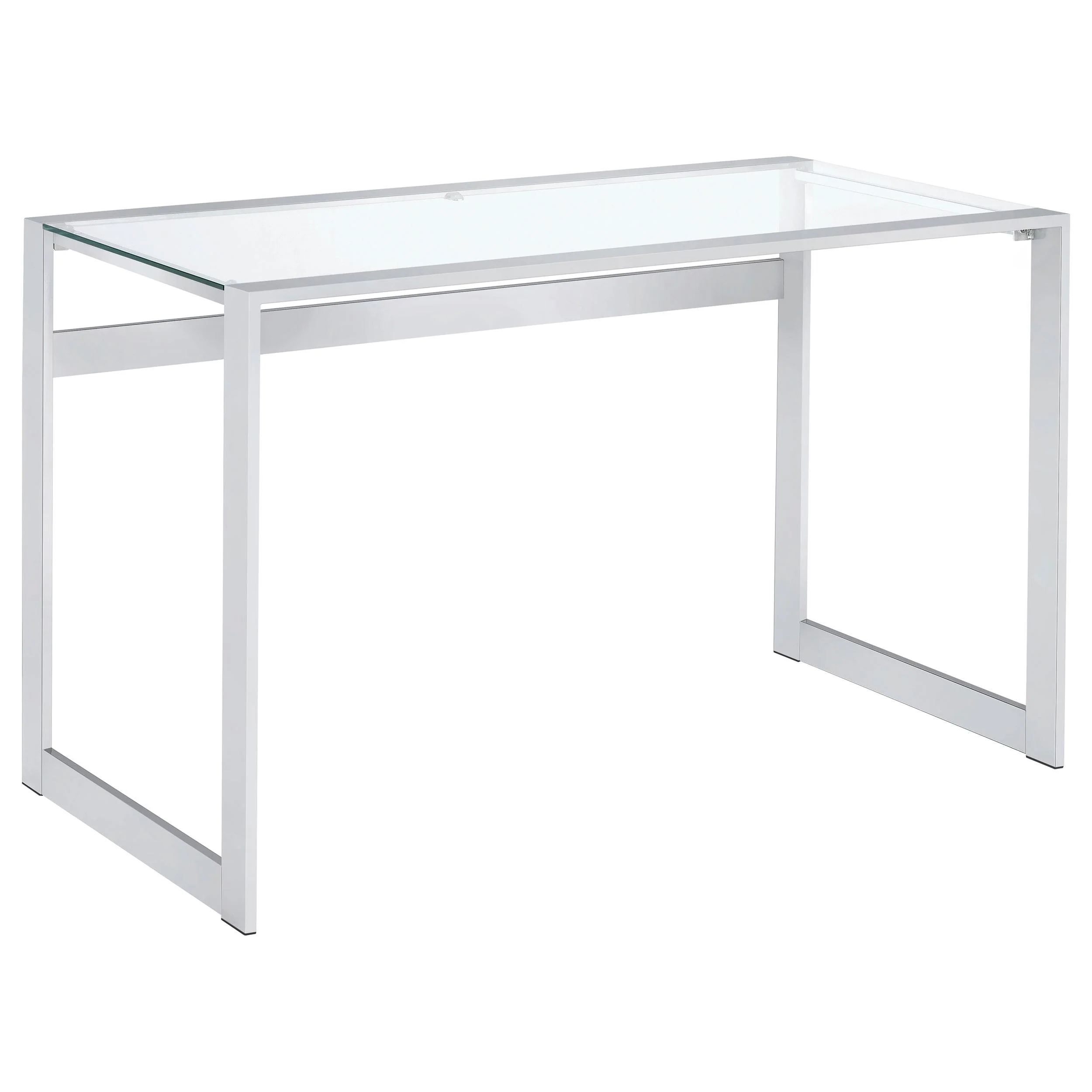 Coaster Furniture Hartford 800746 47-inch Glass Top Writing Desk – Chrome