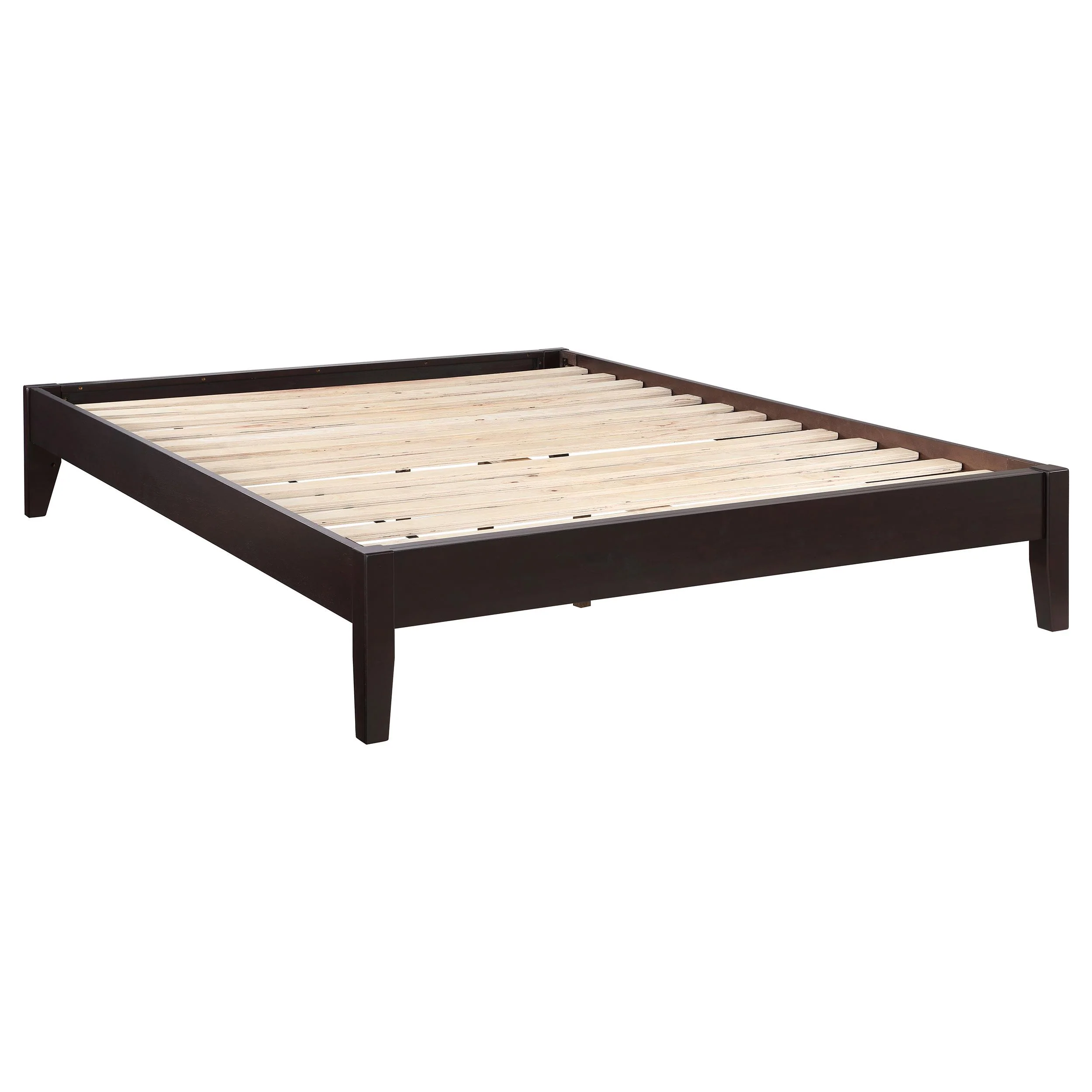 Coaster Furniture Hounslow 300555KE Eastern King Universal Platform Bed – Cappuccino