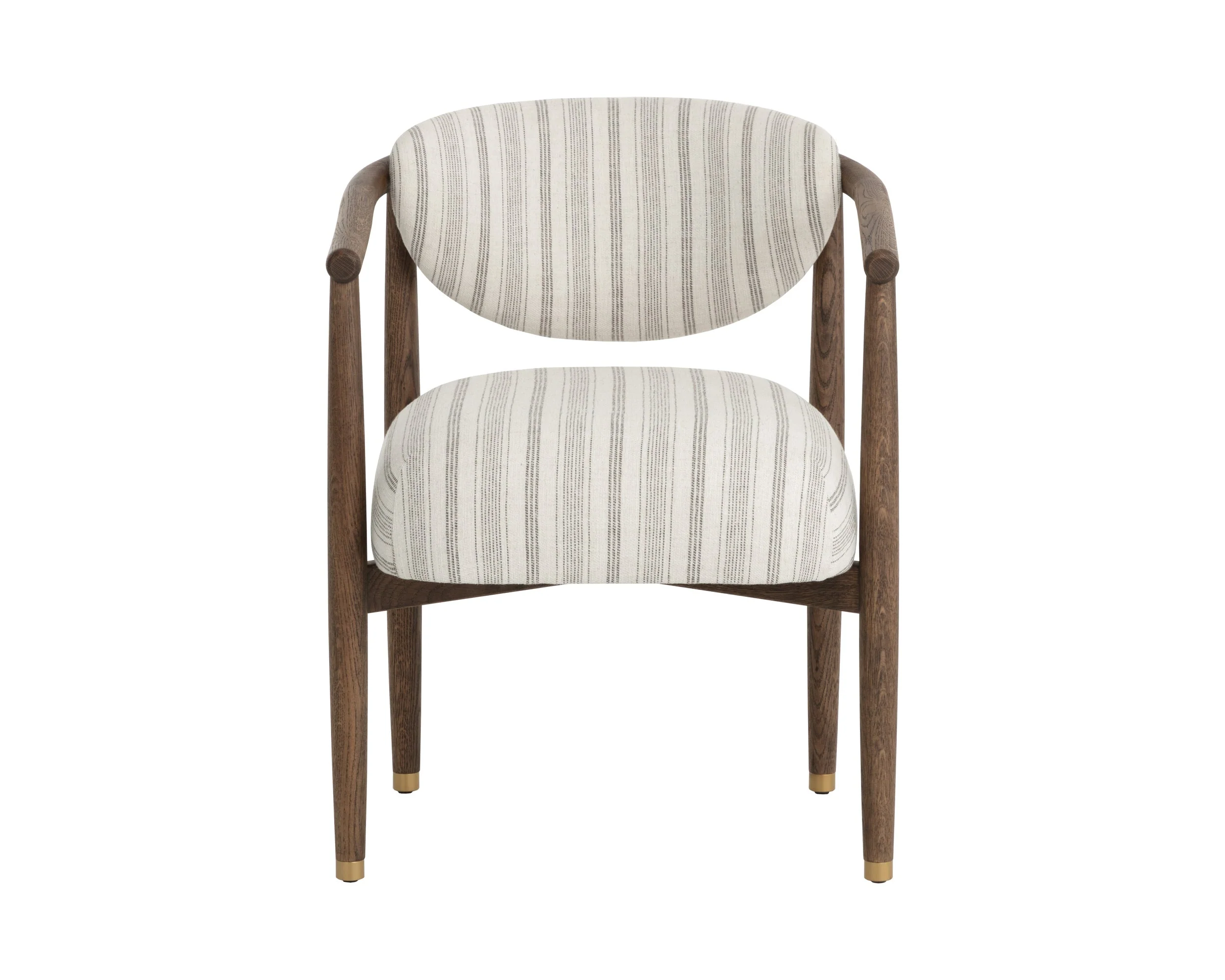 Sigrid Dining Armchair - Antique Brown - Gifford Script - Image 2