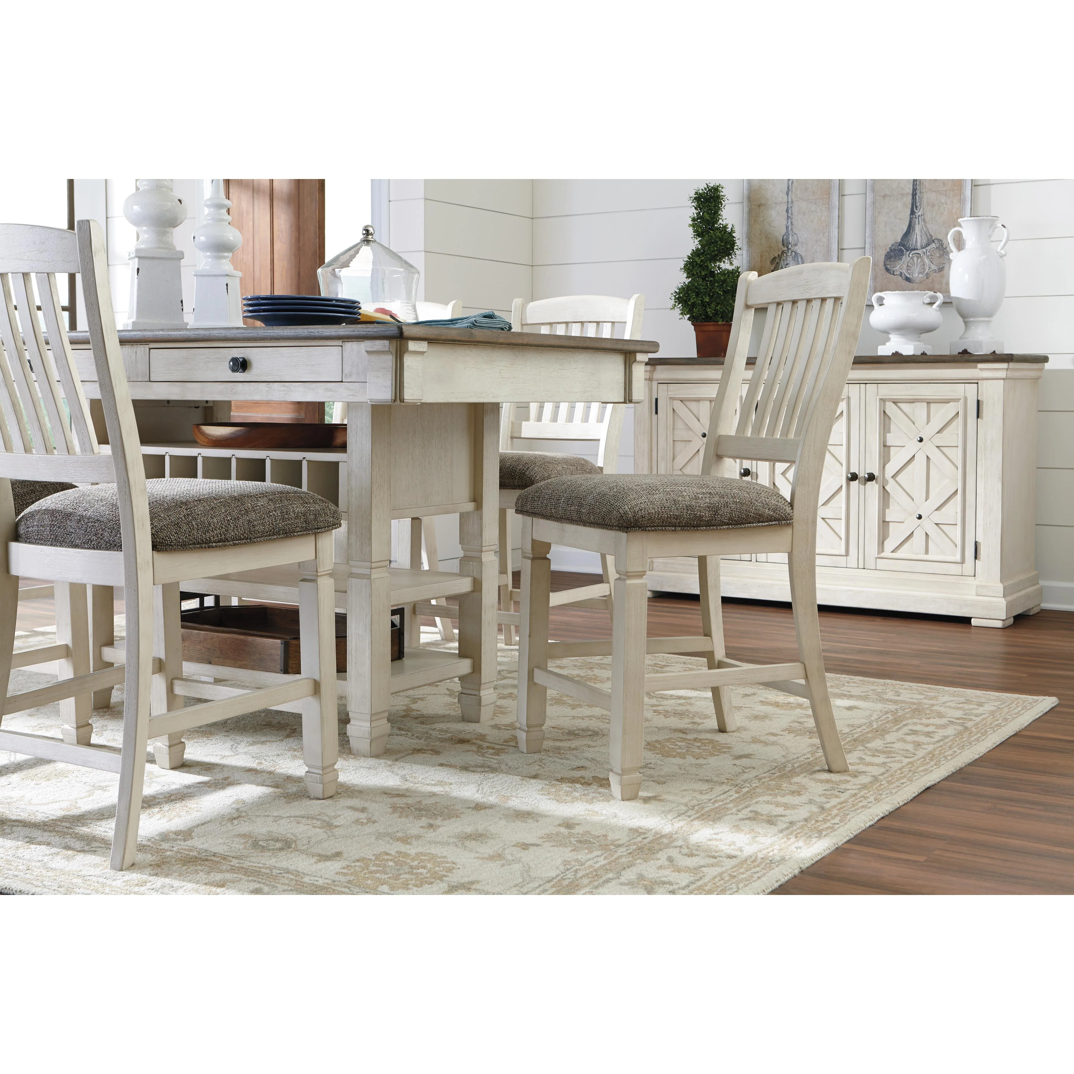 Signature Design by Ashley Bolanburg Counter Height Stool D647-124 - Image 3