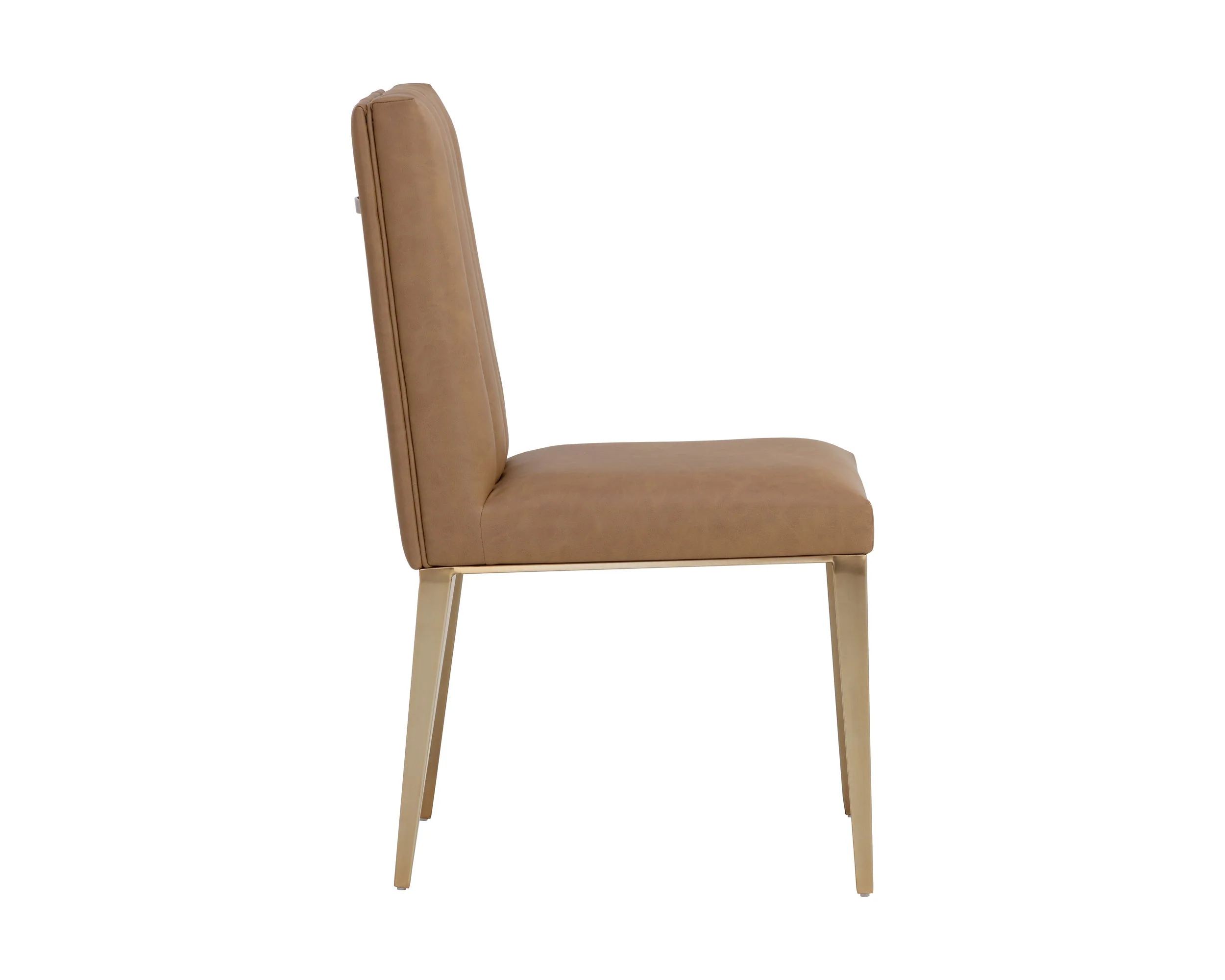 Wilbur Dining Chair - Milliken Cognac - Image 3