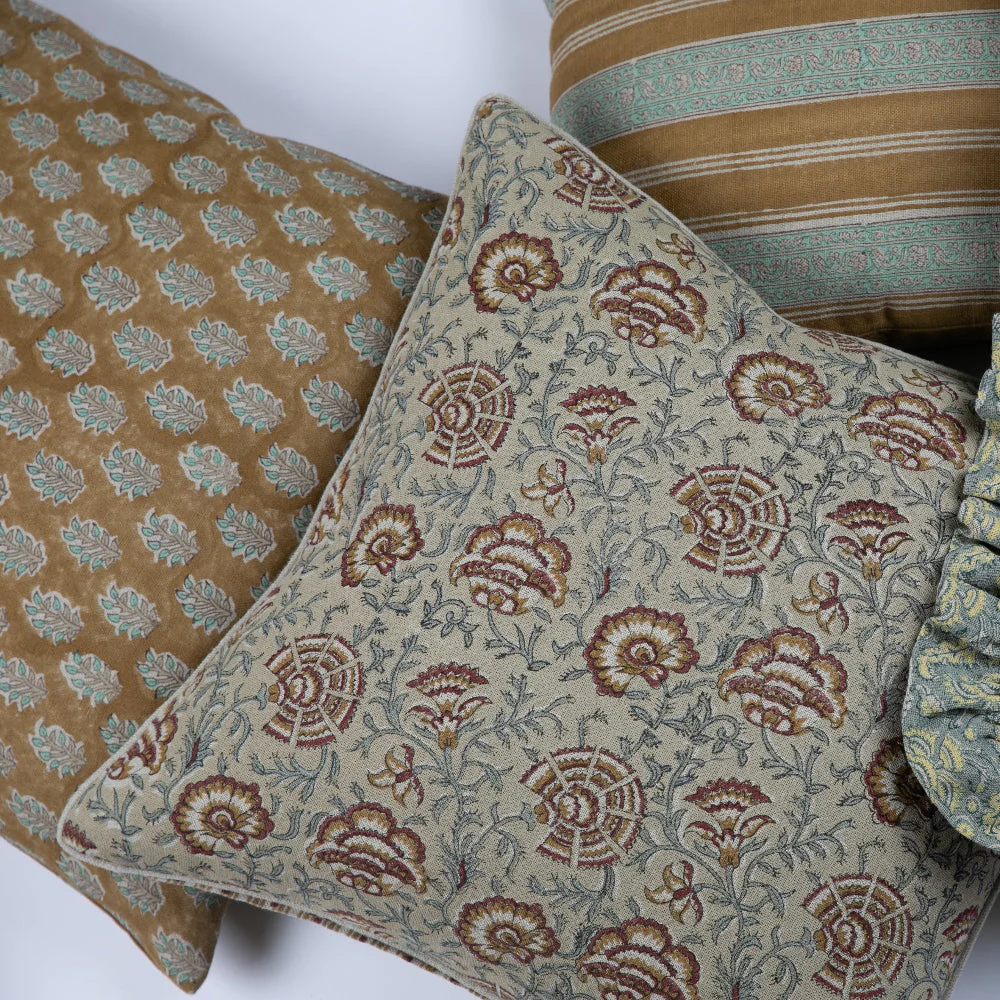 Trulli Mustard Pillow - Image 3