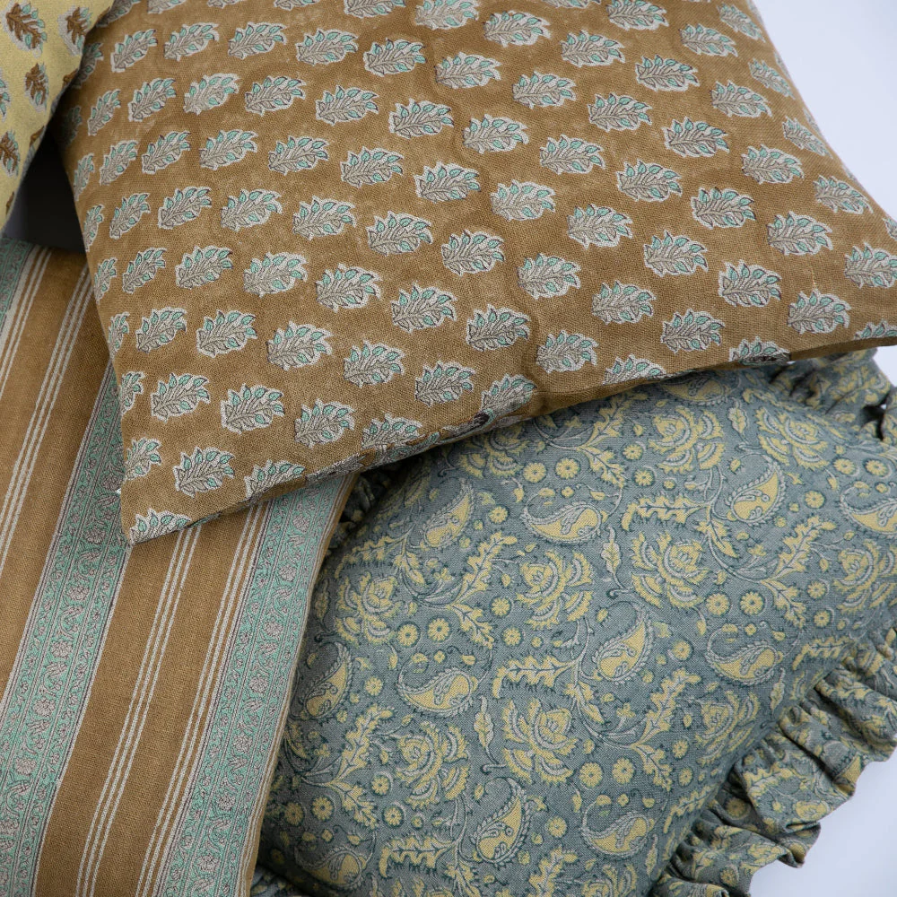 Trulli Mustard Pillow - Image 2