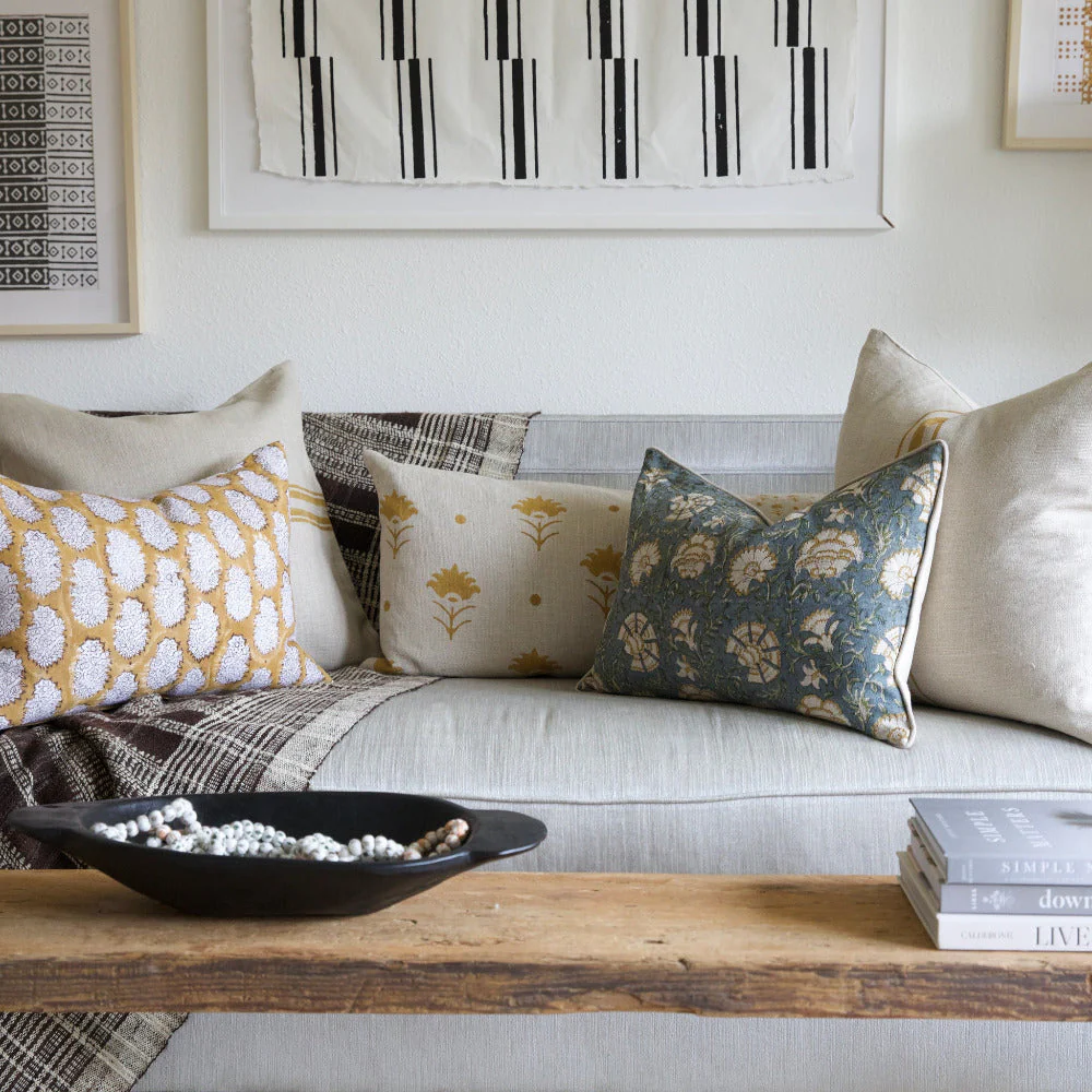 Swanee Mustard Pillow - Image 3