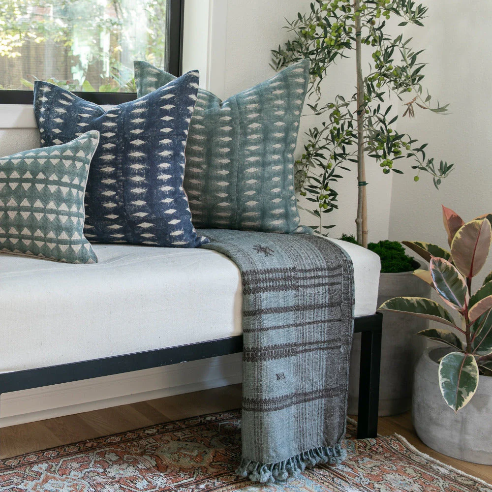 Villa Teal Pillow - Image 2