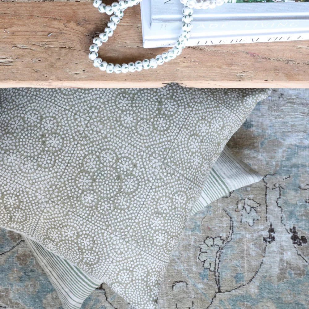 Wisteria Pistachio Pillow - Image 2