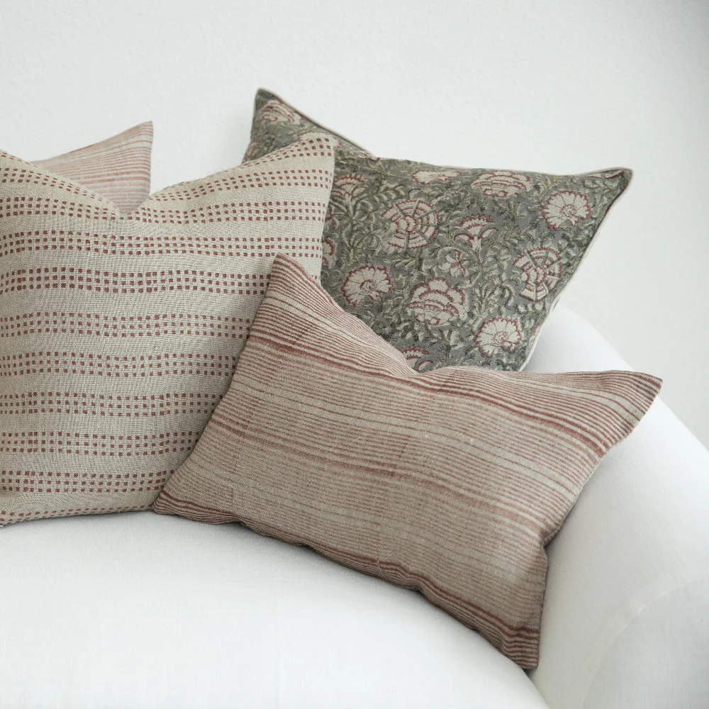 Stripes Shades of Saffron Pillow - Image 2