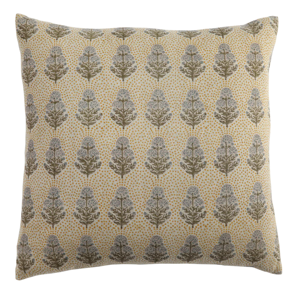 Poppy Mustard Pillow - Image 1