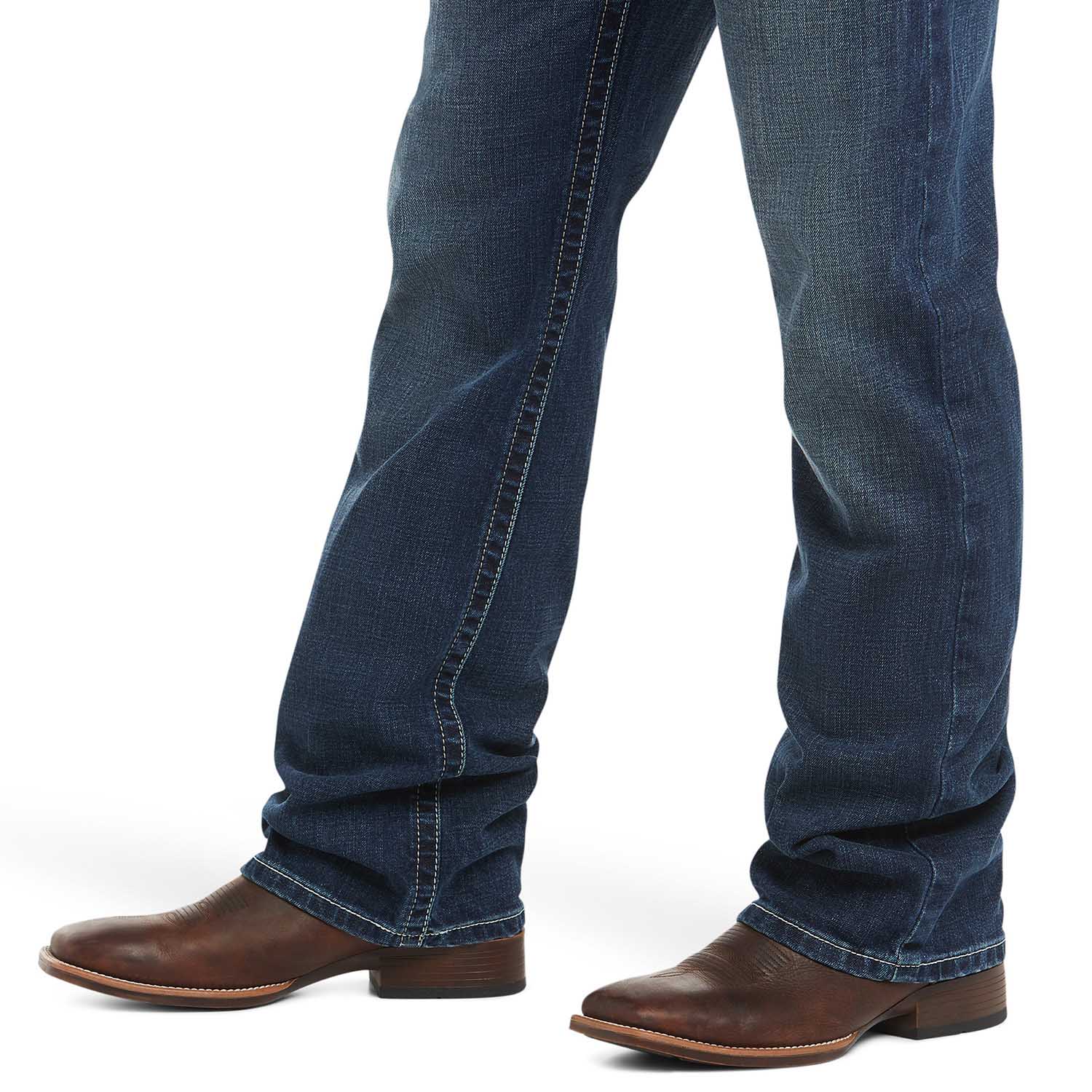 Ariat Men's M4 Low Rise Stretch Adkins Boot Cut Jean - Image 3