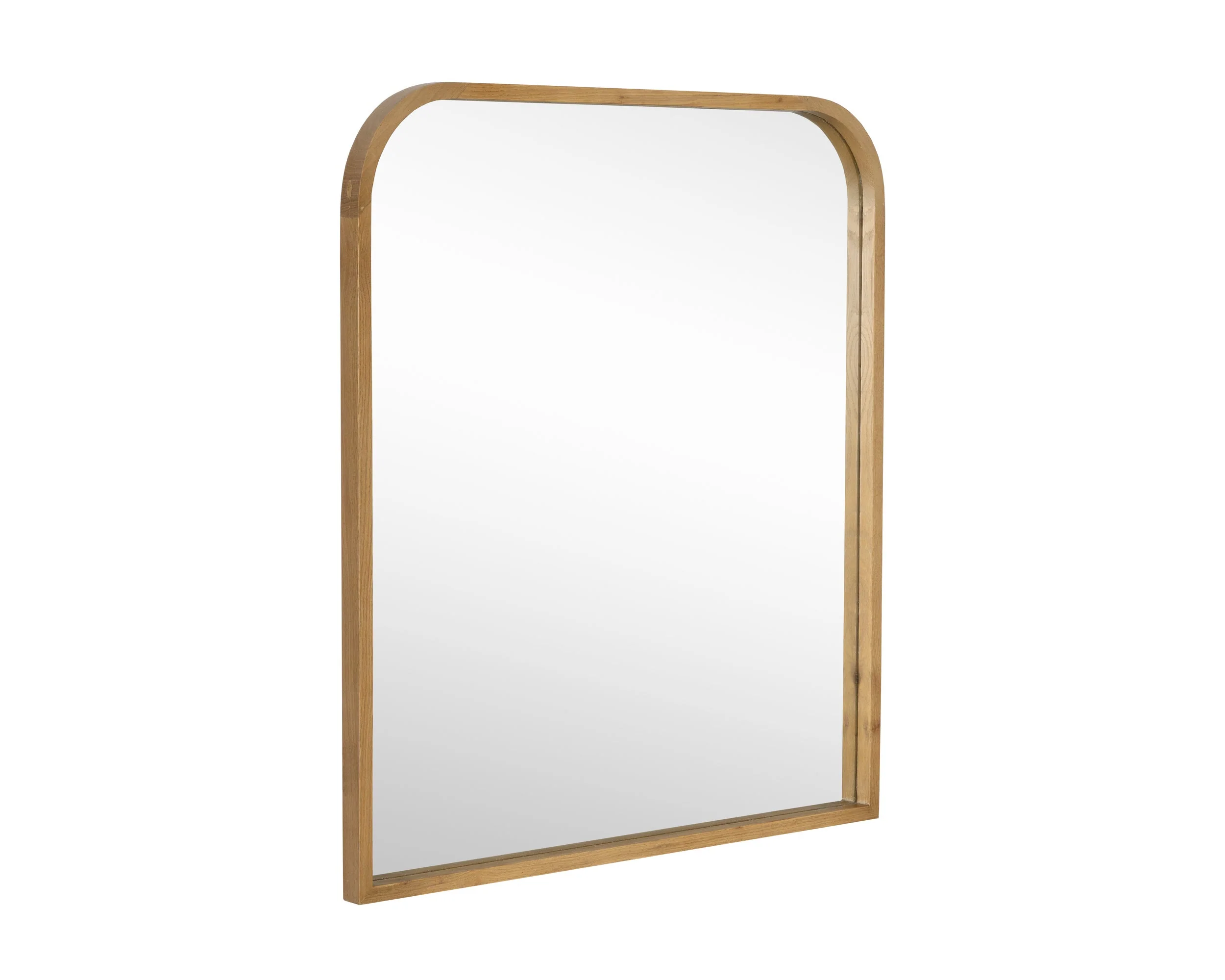 Calabasas Wall Mirror - Rustic Oak - Image 2