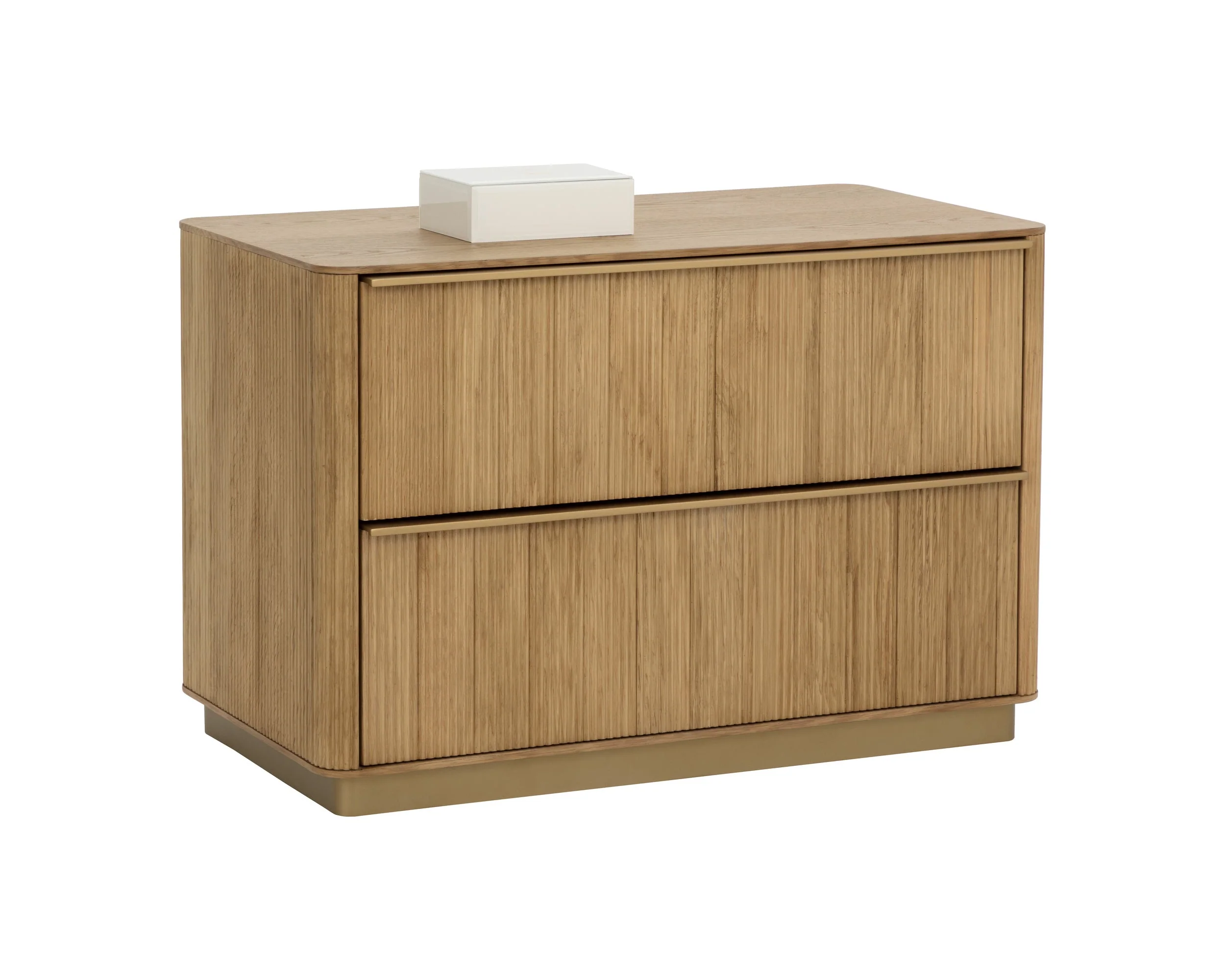 Kalla Nightstand – Large – Rustic Oak
