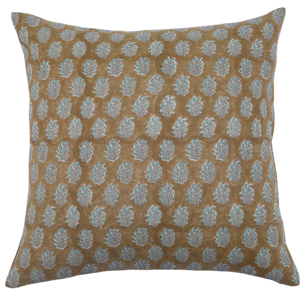 Trulli Mustard Pillow - Image 1