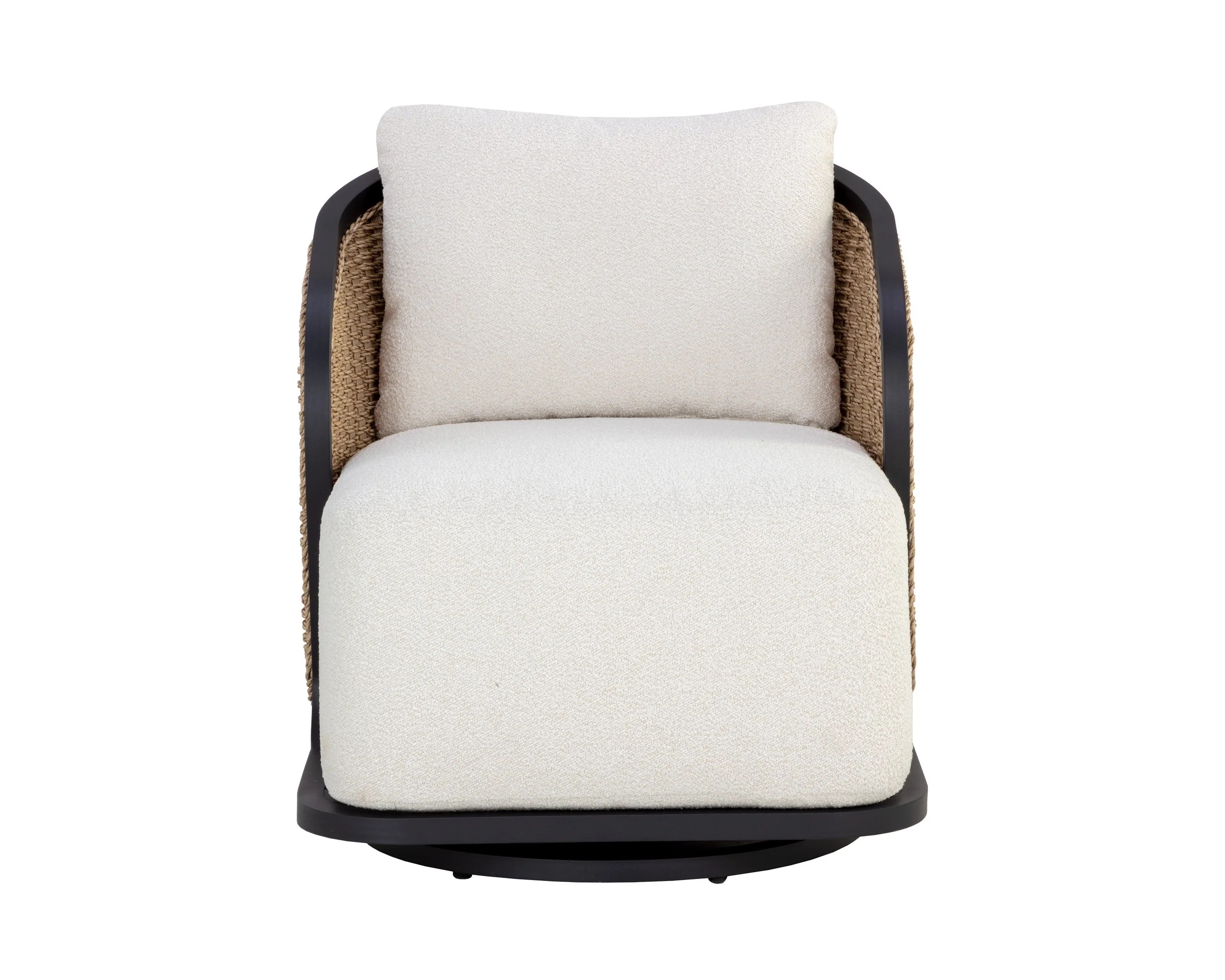 Bora Swivel Armchair - Louis Cream - Image 2
