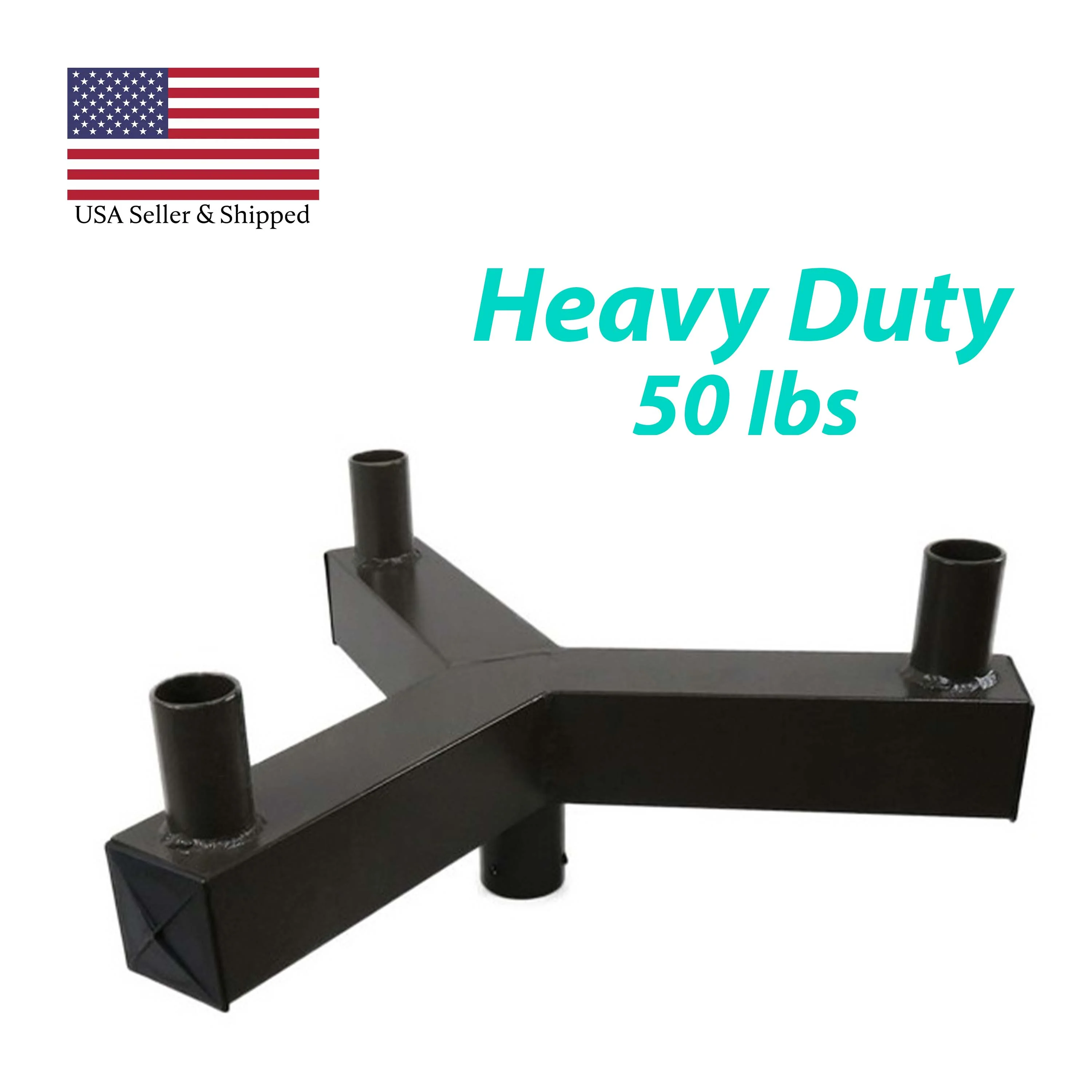 Bullhorn Y 120 Degree Vertical Round Base 3 Tenon Adaptor - Image 2
