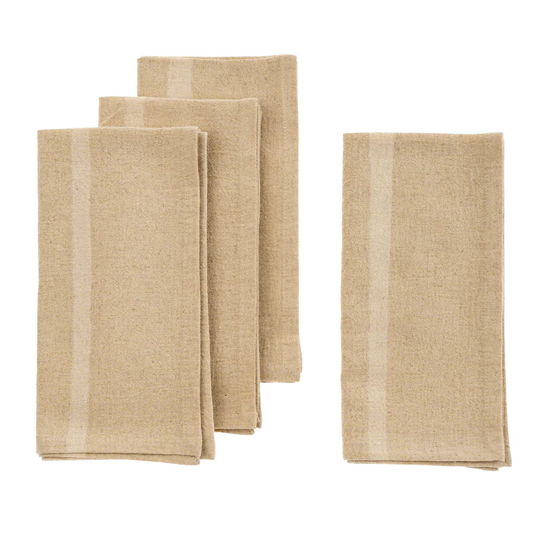 Stripe Resist Napkins S/4