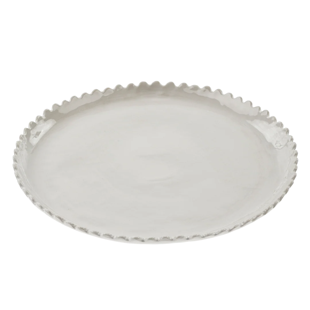Scalloped Round Serving Dish - Image 2