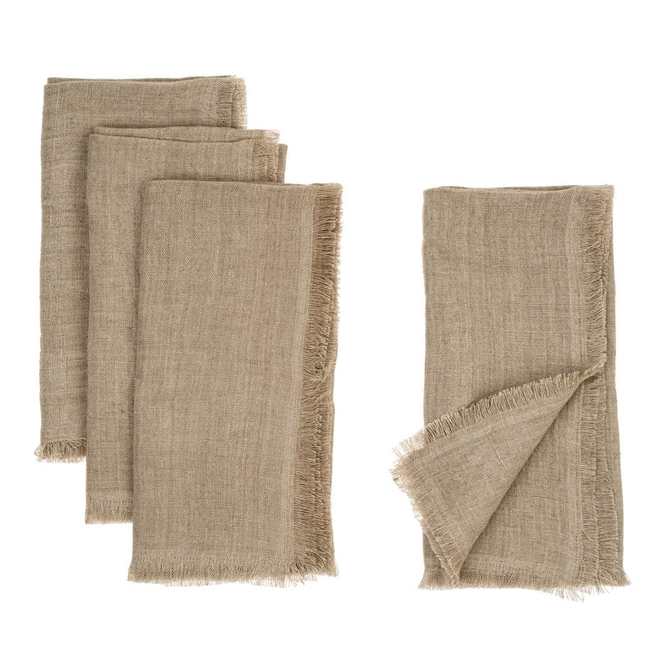 Lina Linen Napkins | Overstock