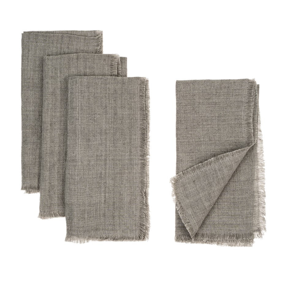 Lina Linen Napkins | Overstock - Image 2