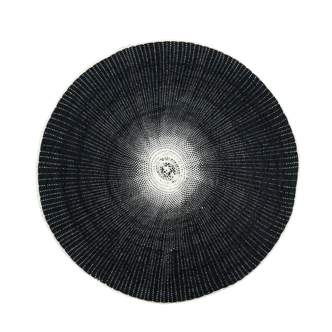 Willa Woven Placemat, Black