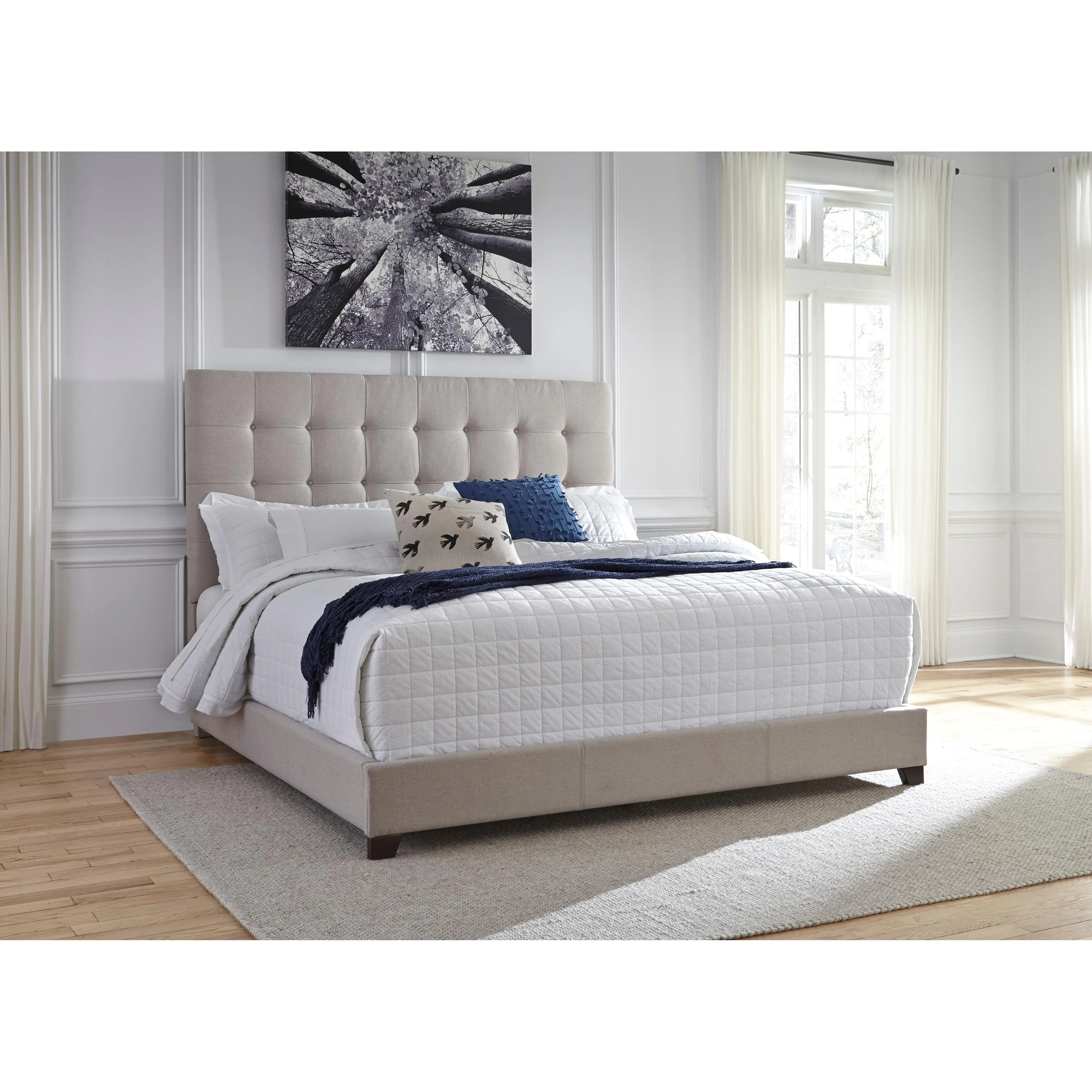 Signature Design by Ashley Dolante King Upholstered Panel Bed B130-582 - Image 1