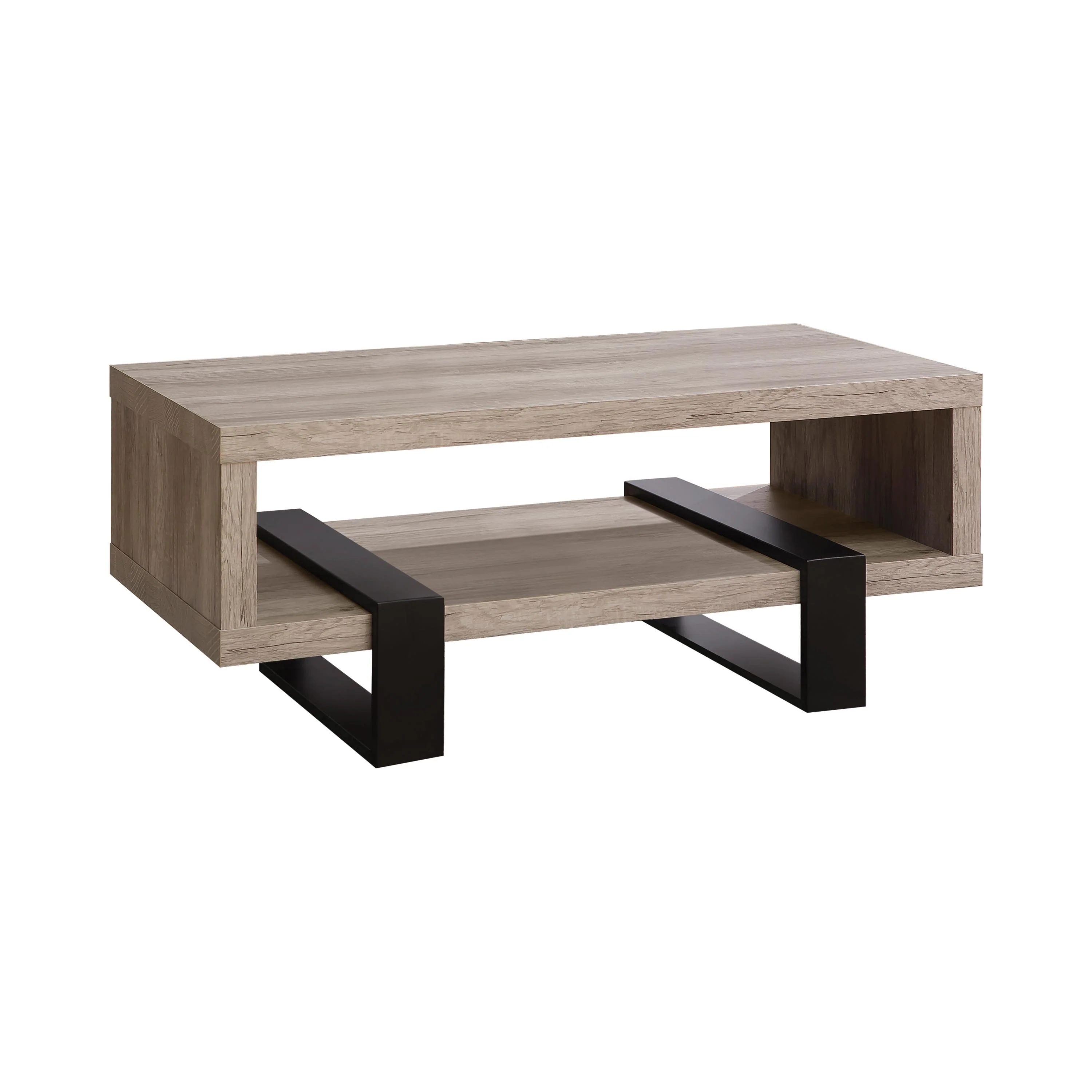 Coaster Furniture Dinard 720878 Engineered Wood Coffee Table – Grey Driftwood